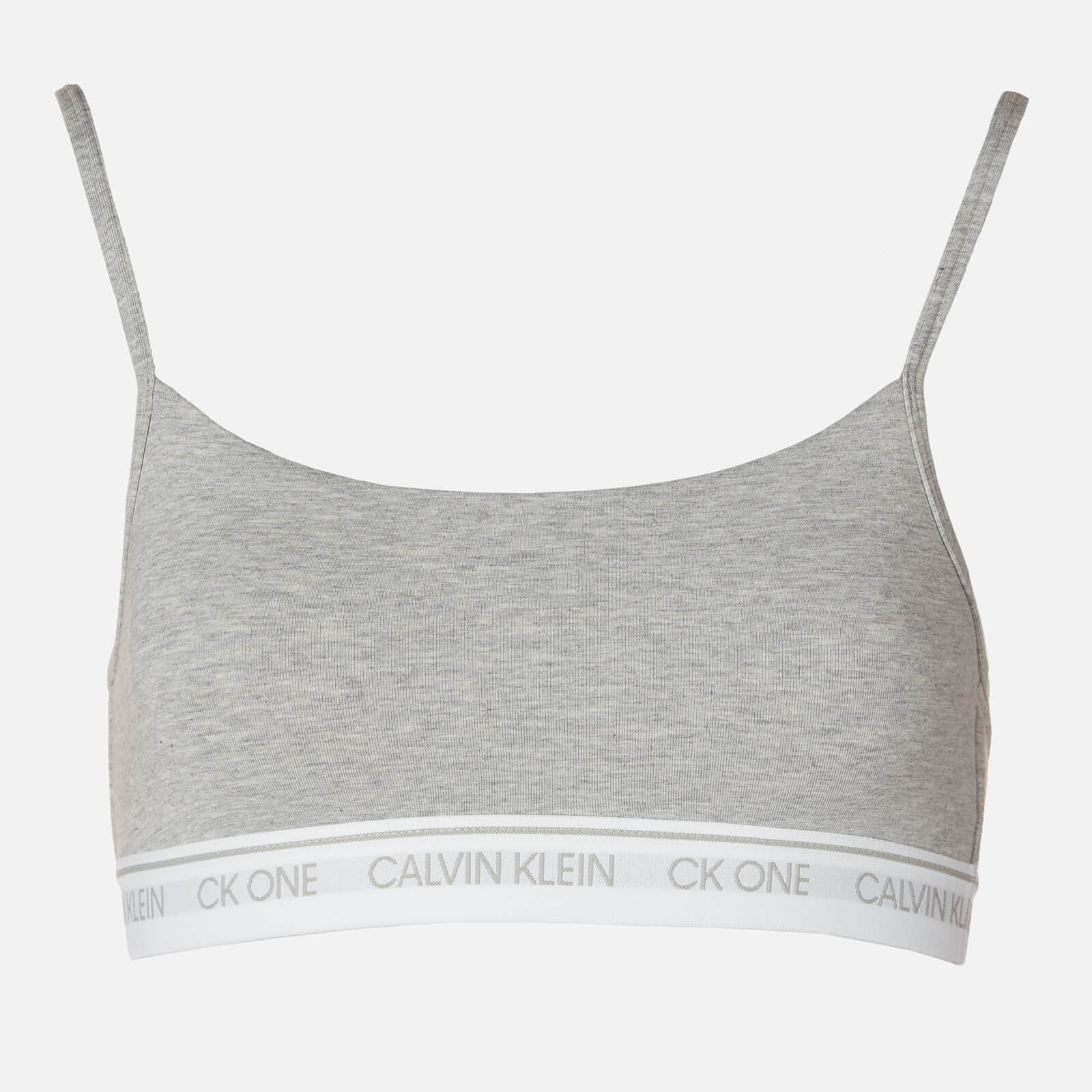 Calvin Klein Women's Unlined Bralette - Grey Heather