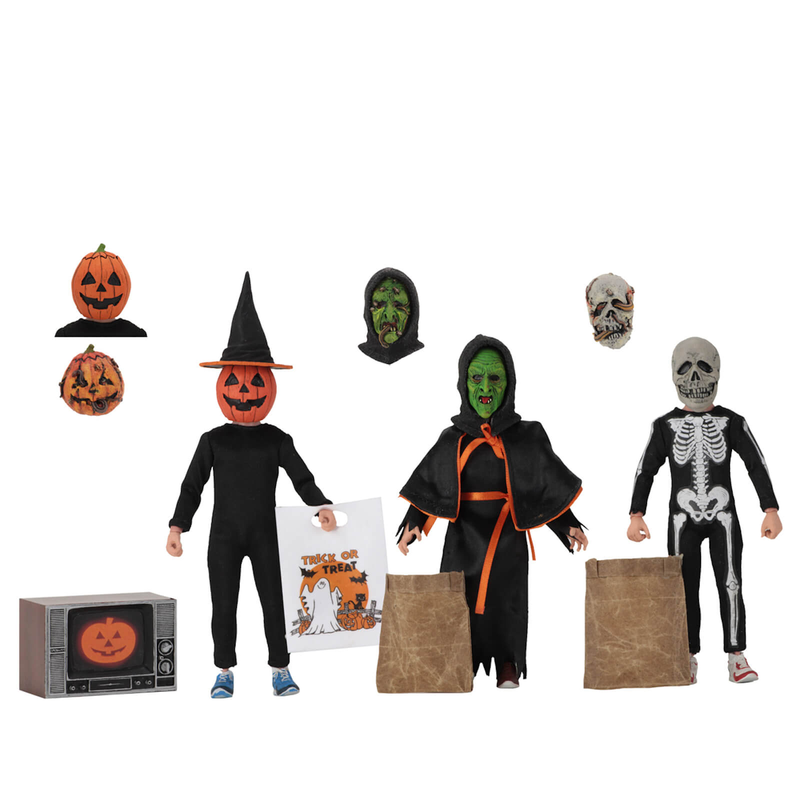 NECA Halloween 3 - 8 Scale Clothed Figure- Season of the Witch - 3 Pack