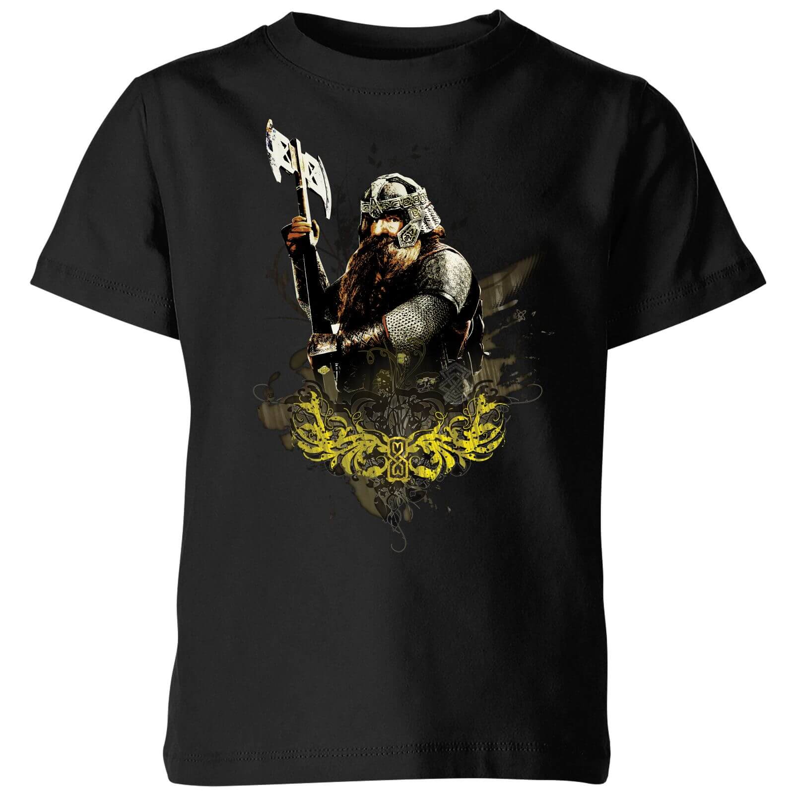 The Lord Of The Rings Gimli Kids' T-Shirt - Black - 7-8 Years - Black