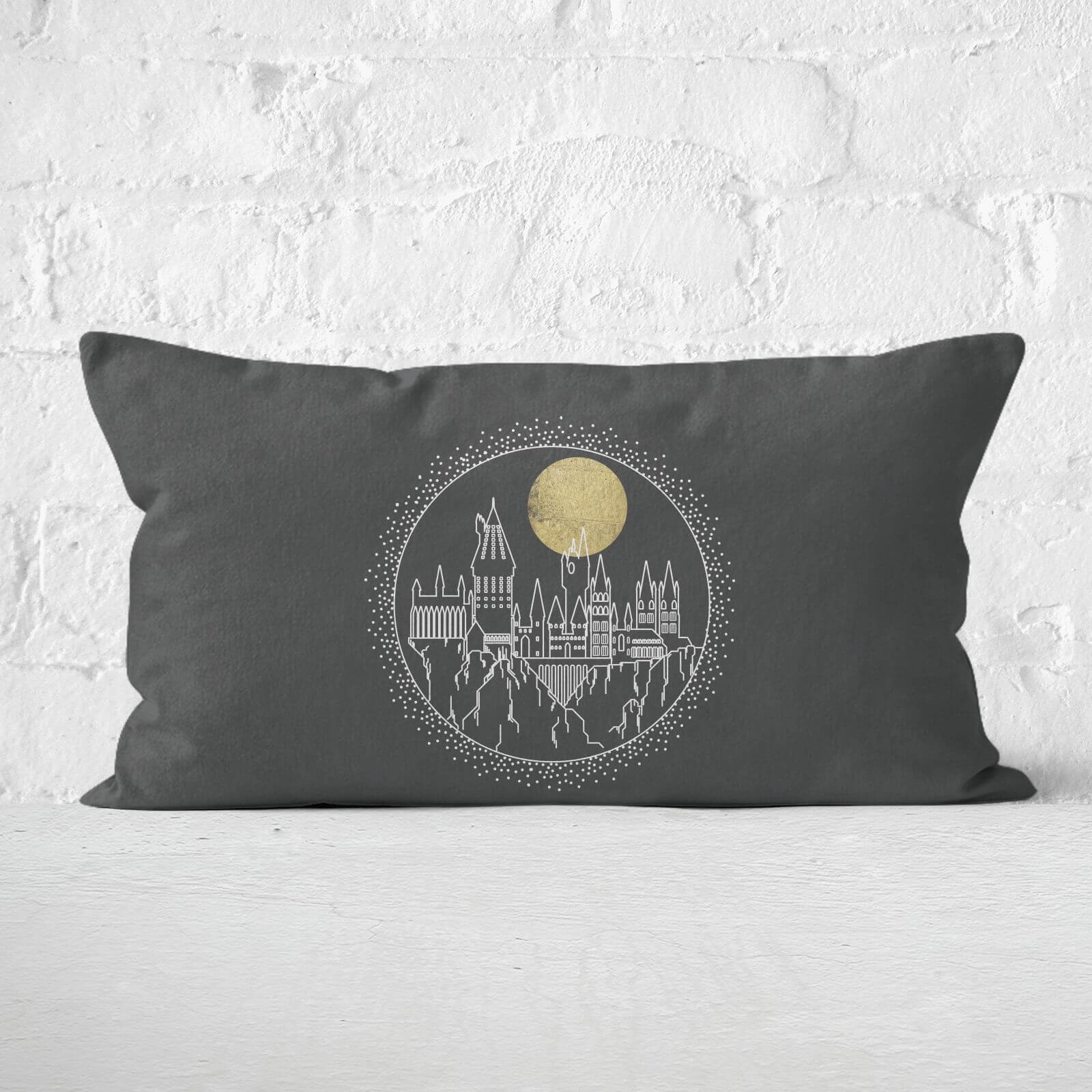 Harry Potter Hogwarts Rectangular Cushion - 30x50cm - Soft Touch