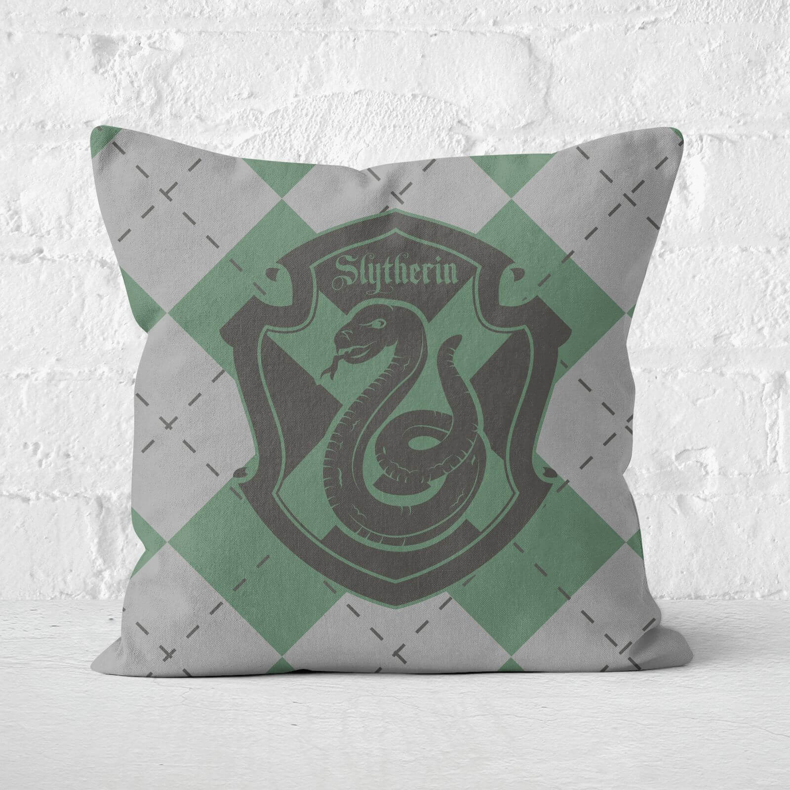 Harry Potter Slytherin Square Cushion - 60x60cm - Soft Touch