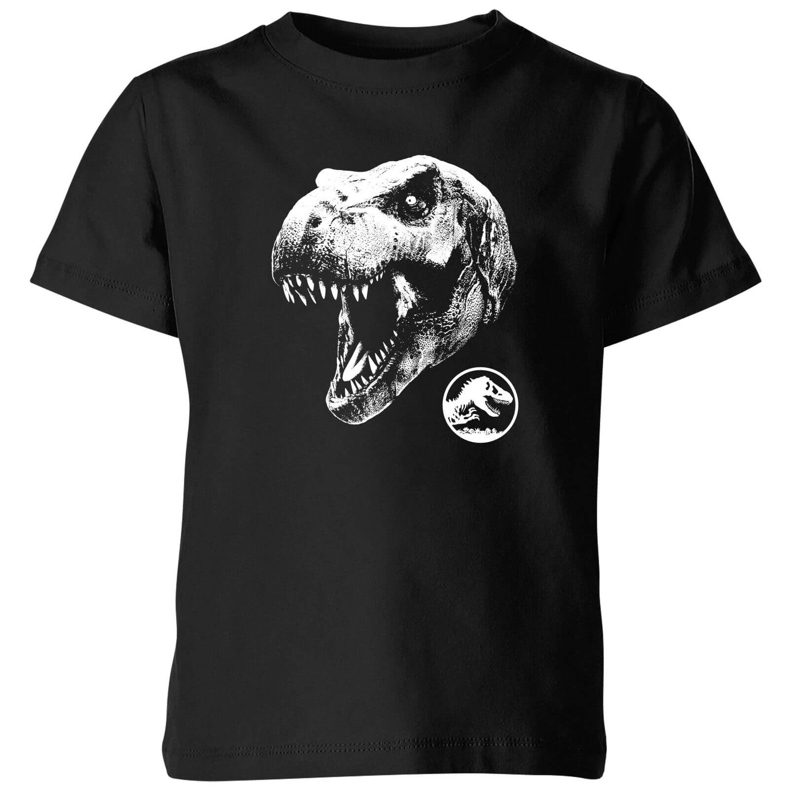 Jurassic Park T Rex Kids' T-Shirt - Black - 3-4 Years - Black