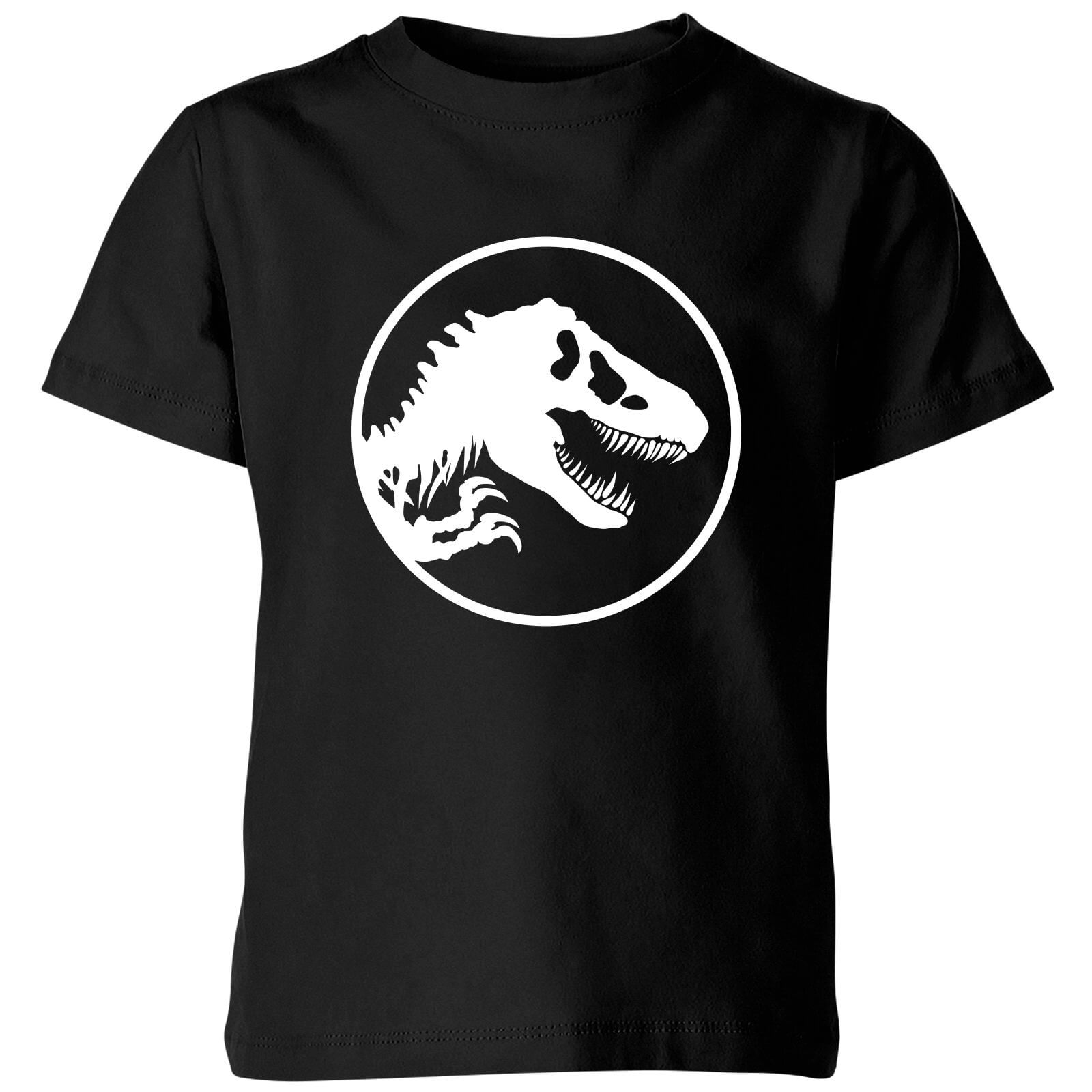 Jurassic Park Circle Logo Kids' T-Shirt - Black - 3-4 Years - Black