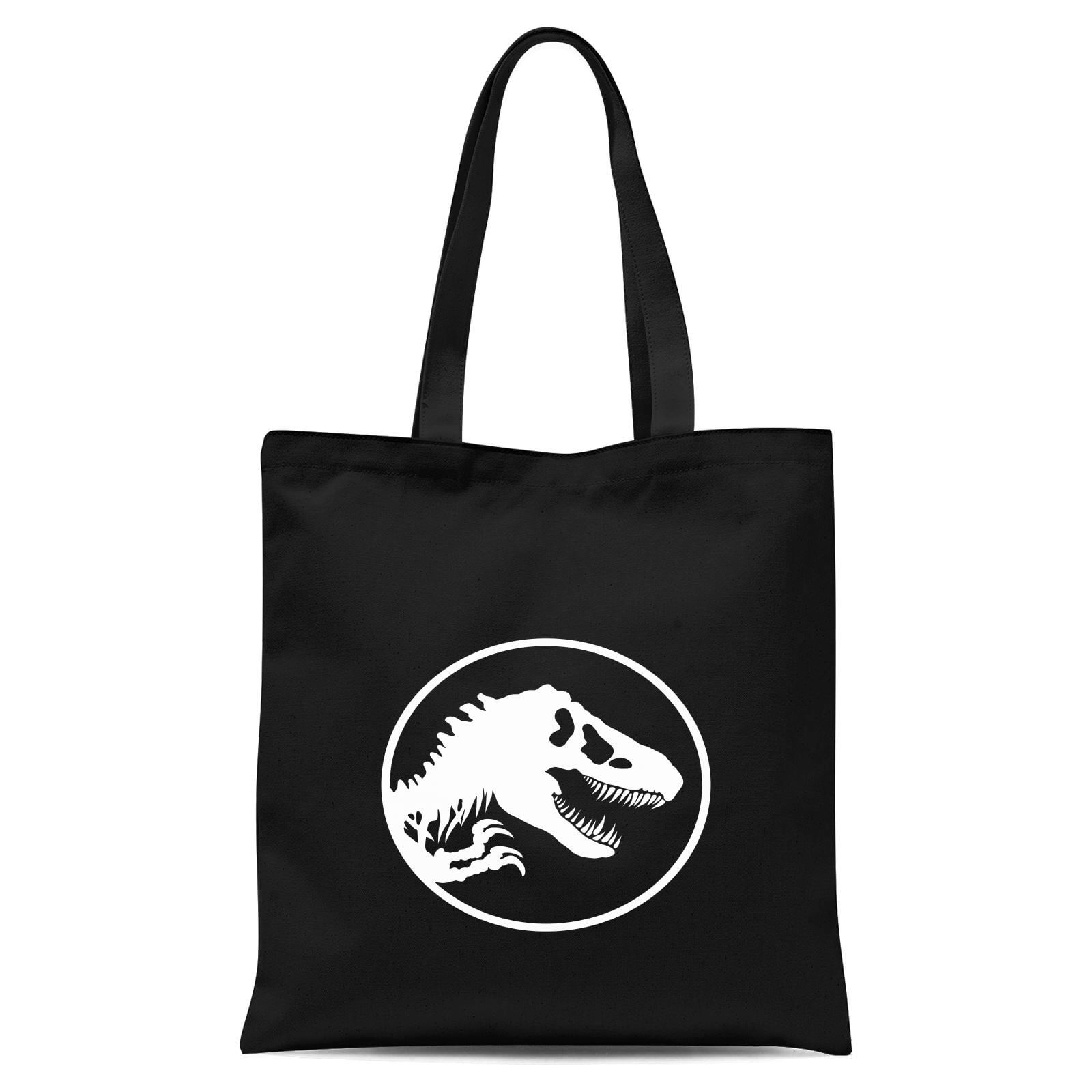Jurassic Park Circle Logo Tote Bag - Black