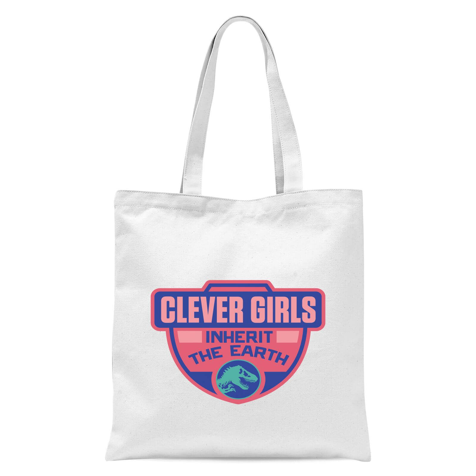 

Jurassic Park Clever Girls Inherit The Earth Tote Bag - White