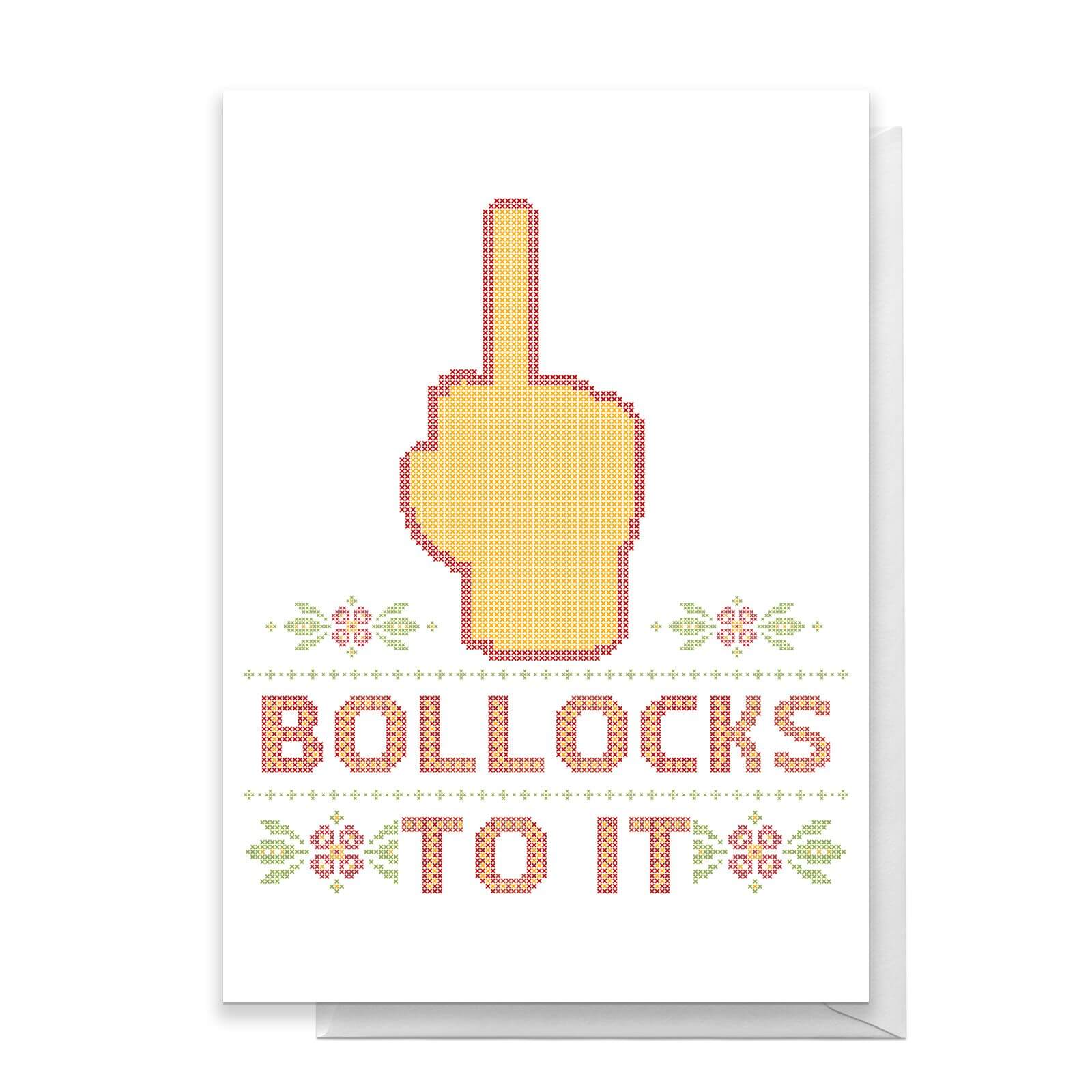 Bollocks Greetings Card - Standard Card