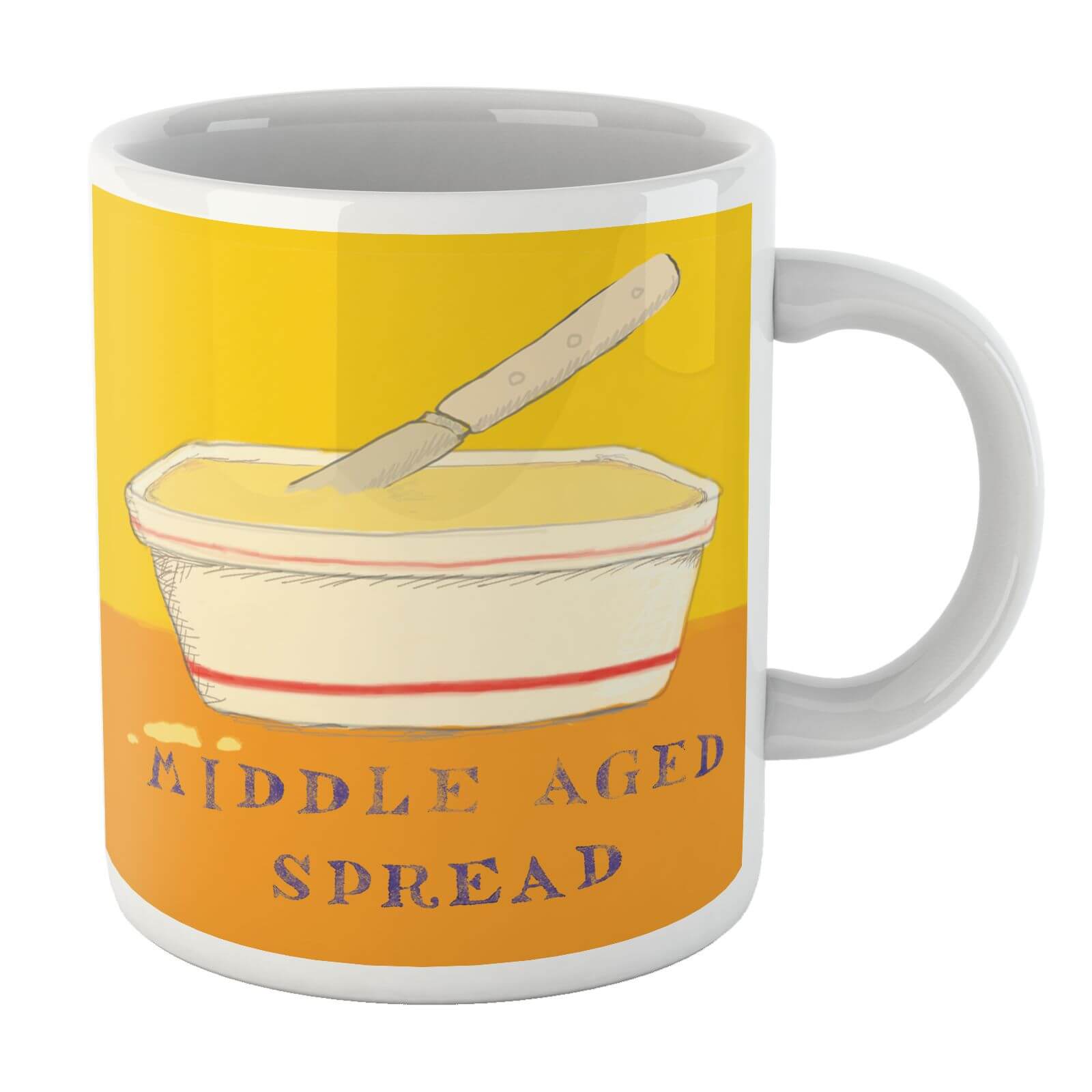 Poet and Painter Middle Aged Spread Mug