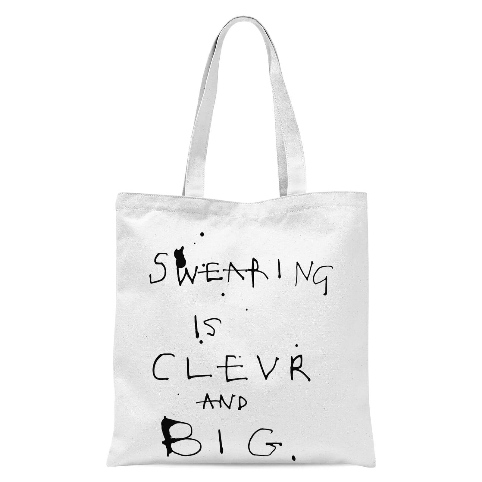 Poet and Painter Swearing Is Tote Bag - White