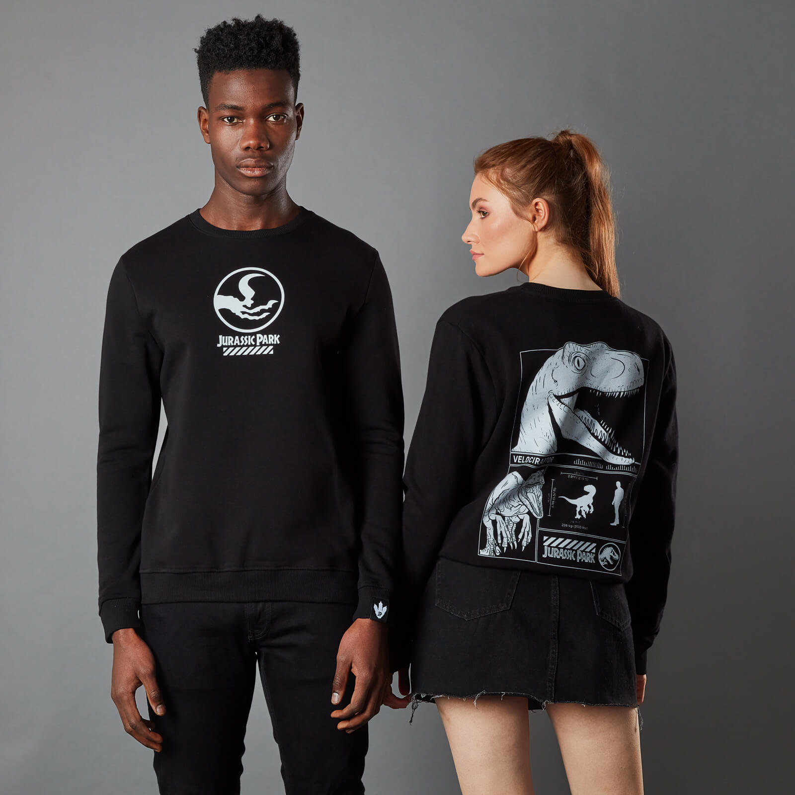 

Felpa Jurassic Park Primal Raptor - Nero - Unisex - L