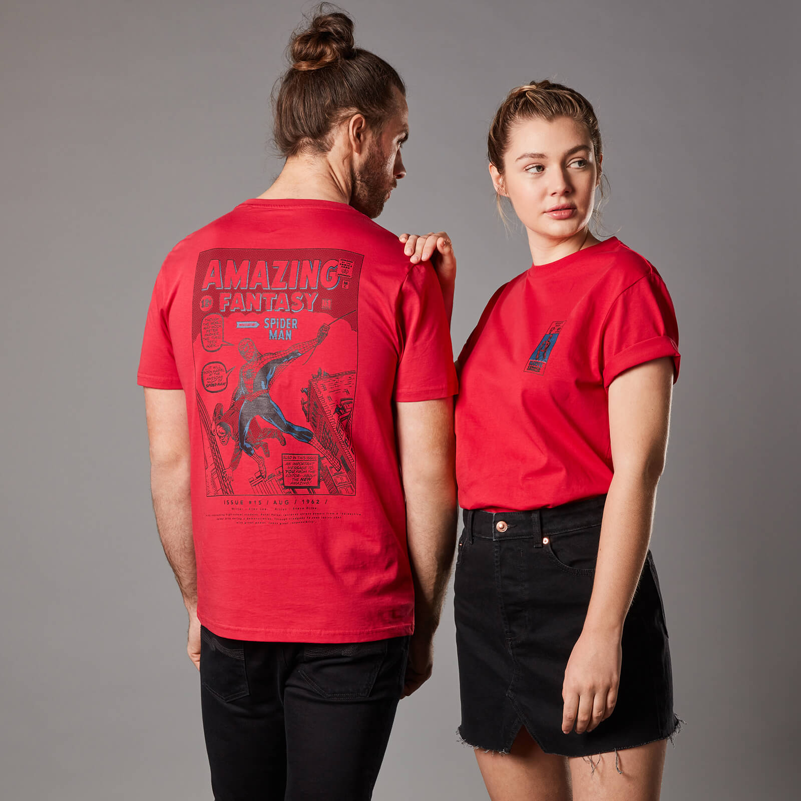 

T-Shirt Marvel Amazing Fantasy Issue 15 - Rosso - Unisex - L