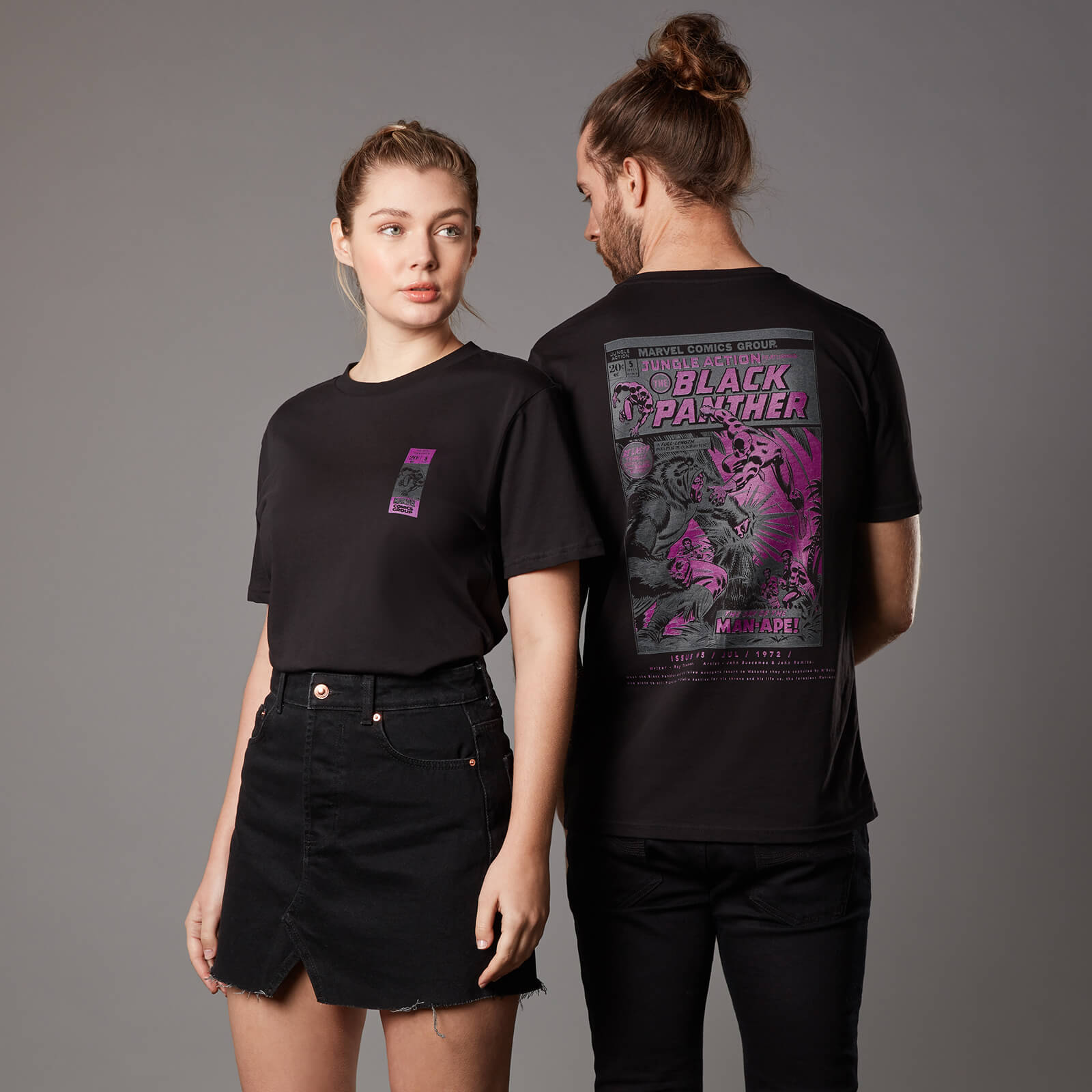 T-shirt Marvel Jungle Action Issue 5 - Noir - Unisexe - S - Noir