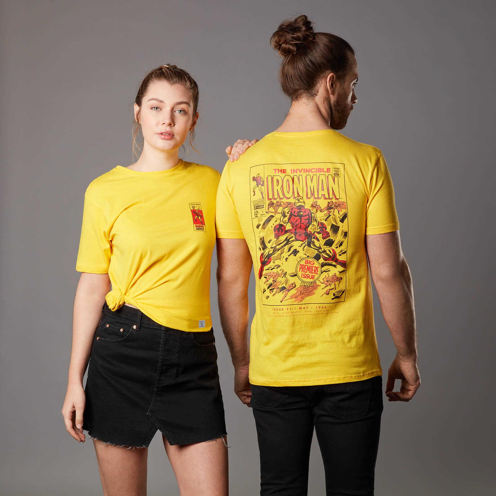 

T-Shirt Marvel Iron Man Issue 1 - Giallo - Unisex - S