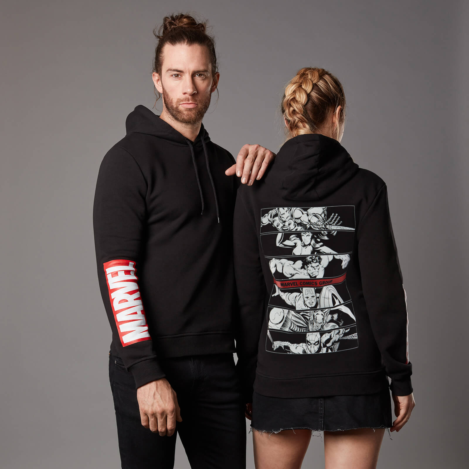 

Sweat à capuche Marvel Comic Classics - Noir - Unisexe - S - Noir
