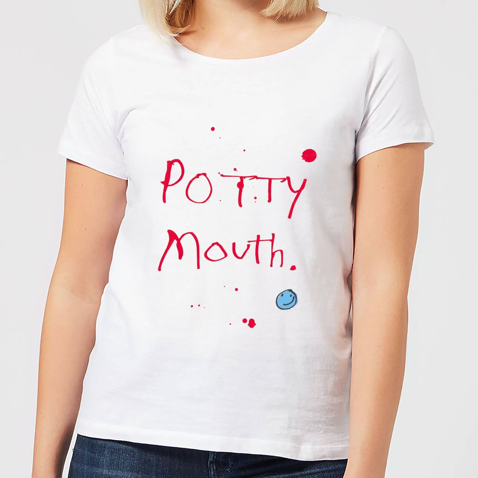 Poet and Painter Potty Mouth Women's T-Shirt - White - S - White