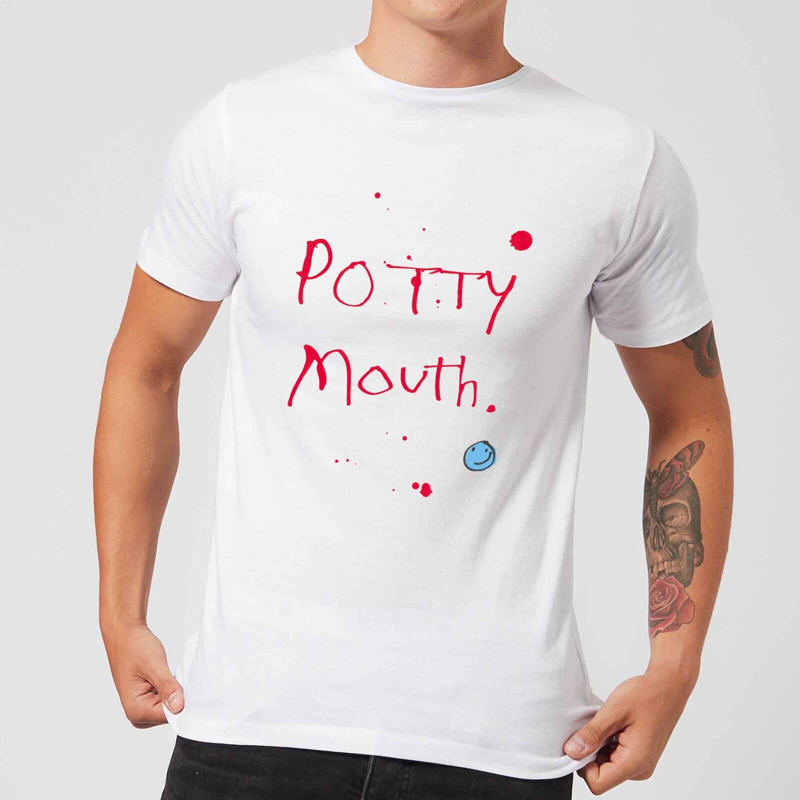 Poet and Painter Potty Mouth Men's T-Shirt - White - S - White