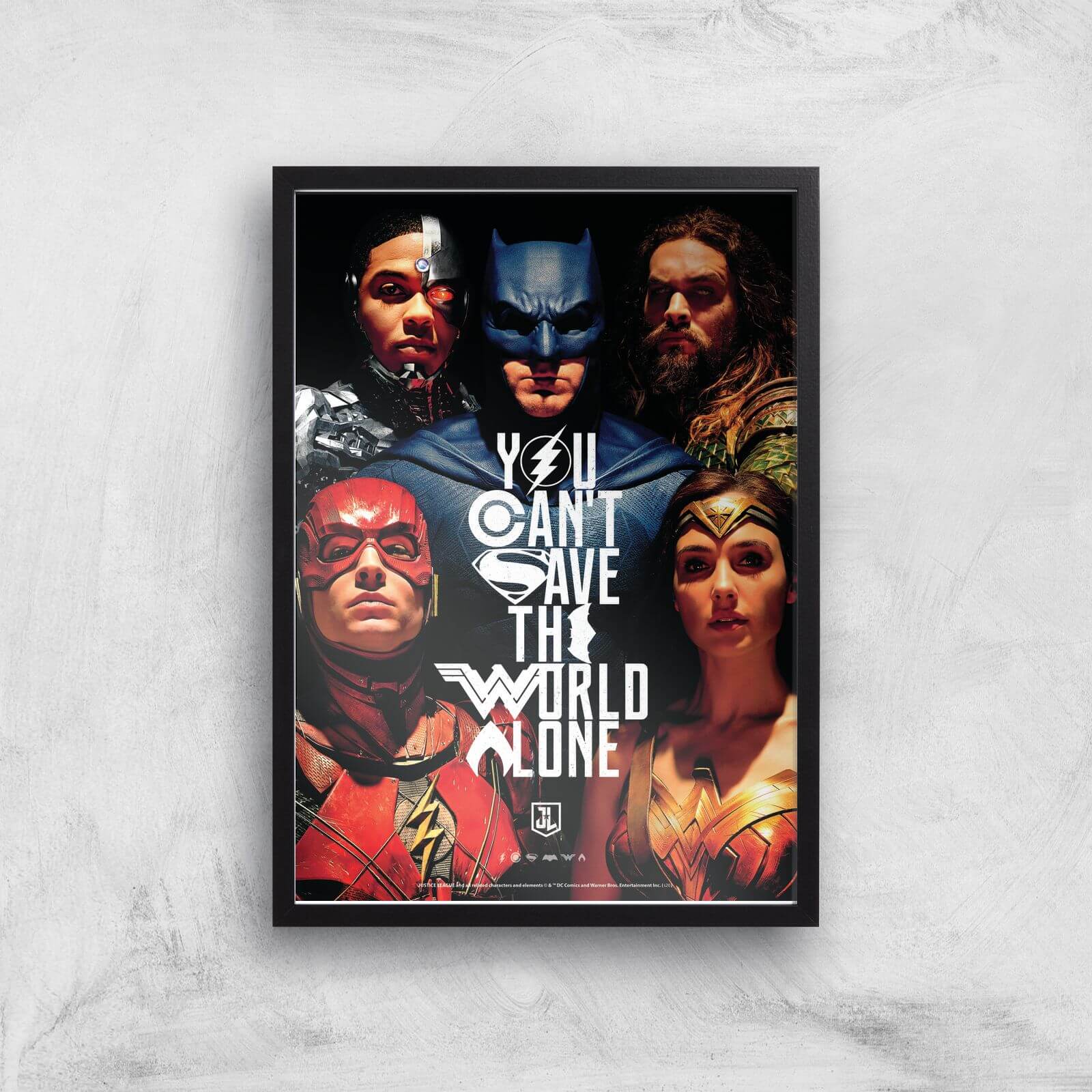 

DC Justice League Giclee Art Print - A3 - Black Frame