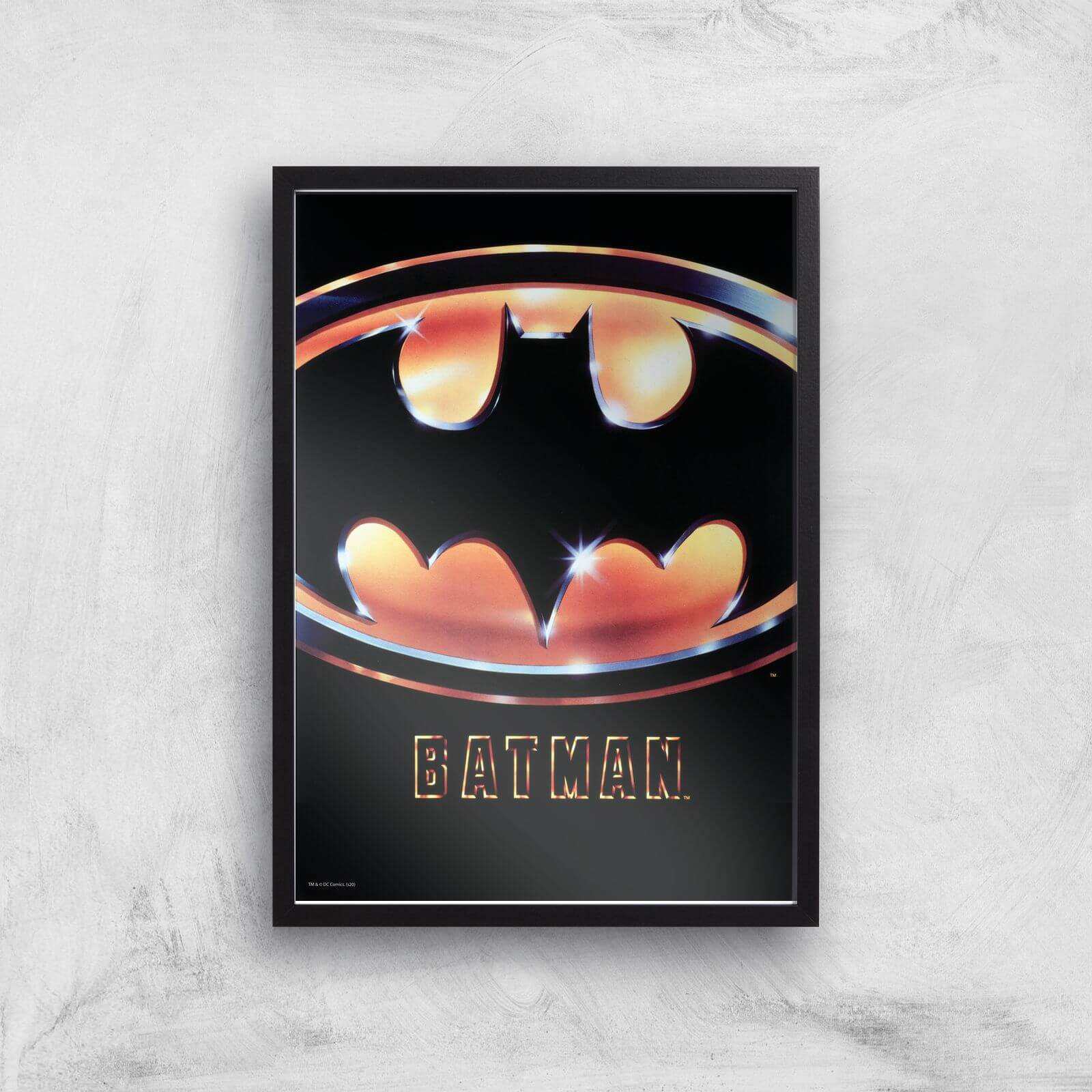 Batman 89 Giclee Art Print - A3 - Black Frame