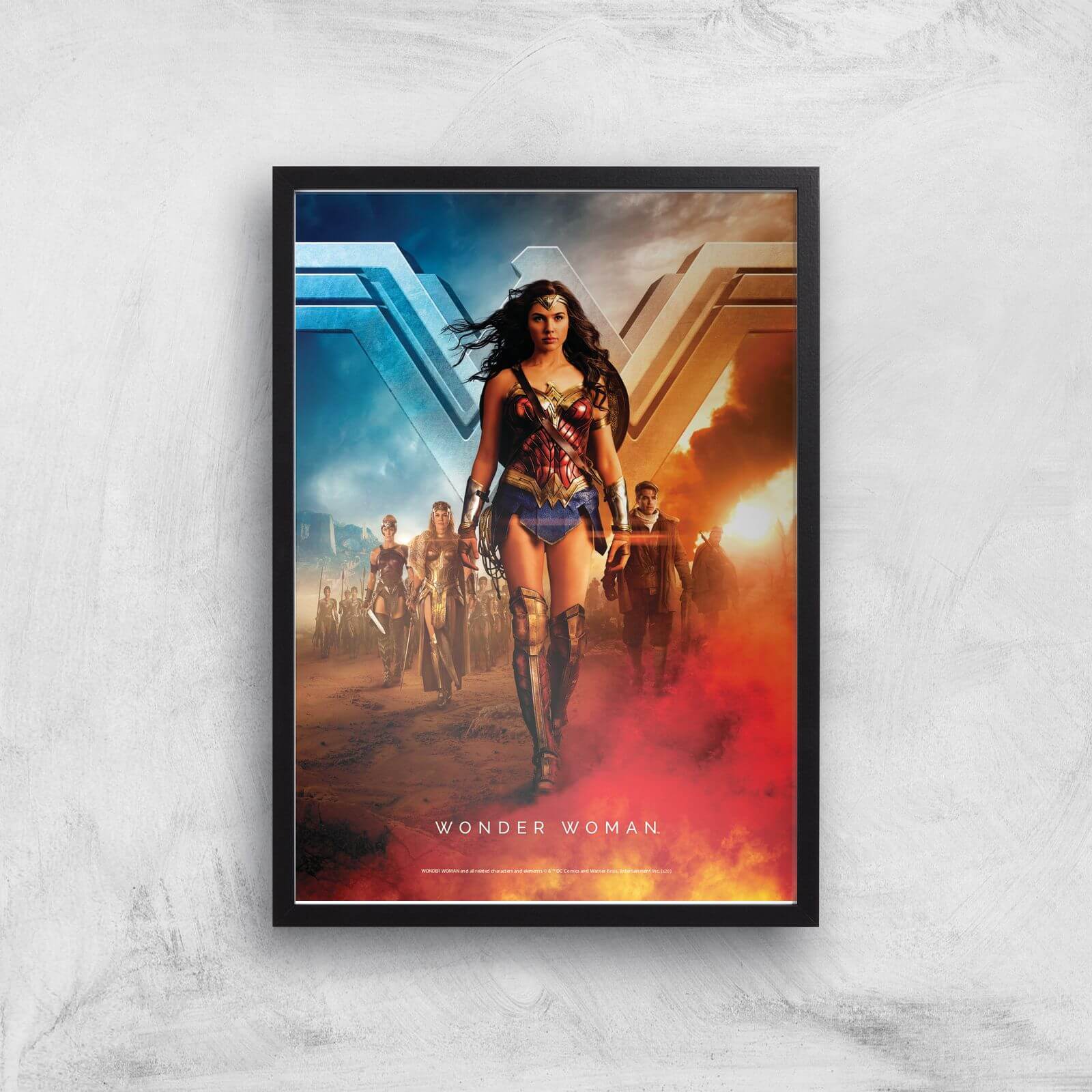

DC Wonder Woman Giclee Art Print - A3 - Black Frame