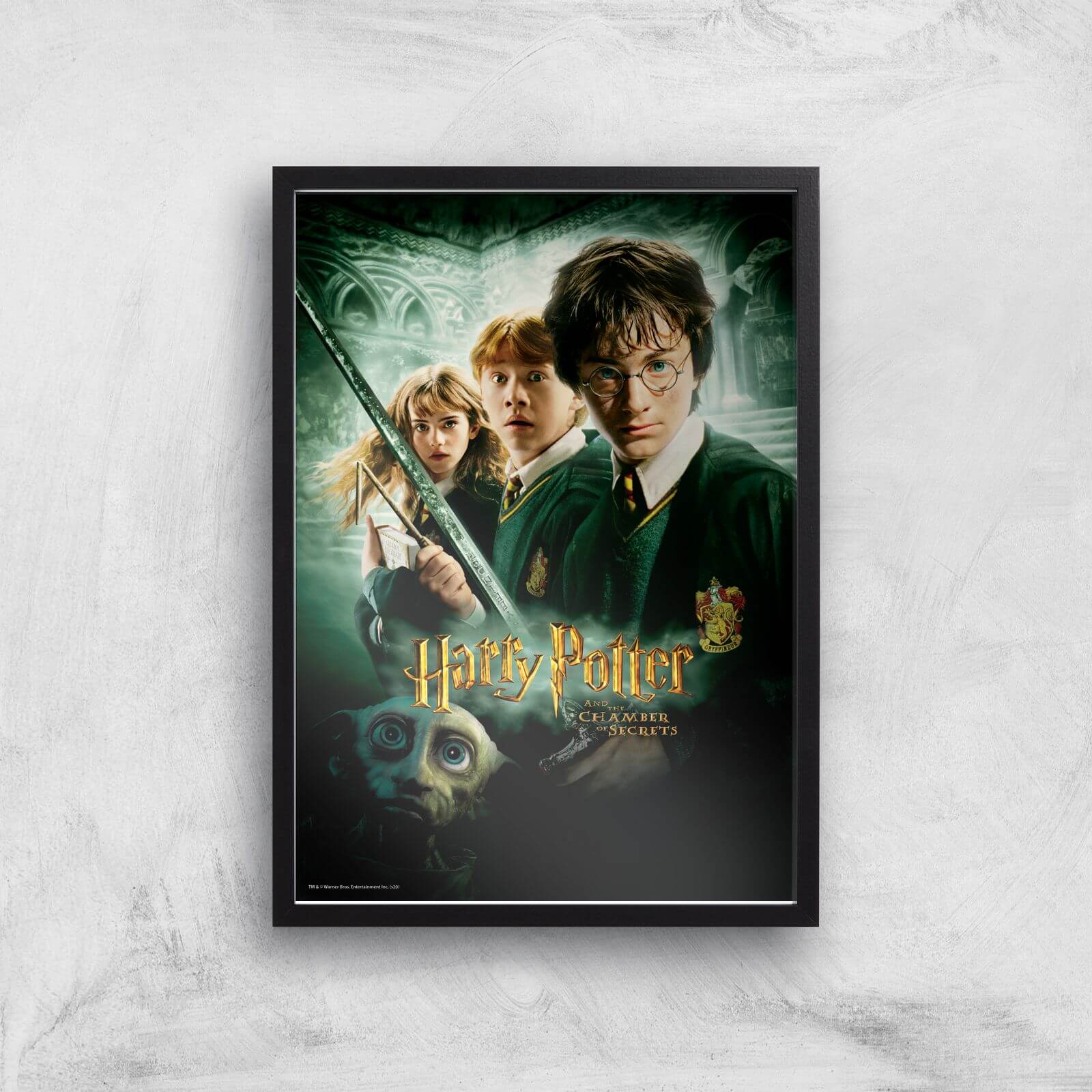 

Harry Potter and the Chamber Of Secrets Giclee Art Print - A3 - Black Frame