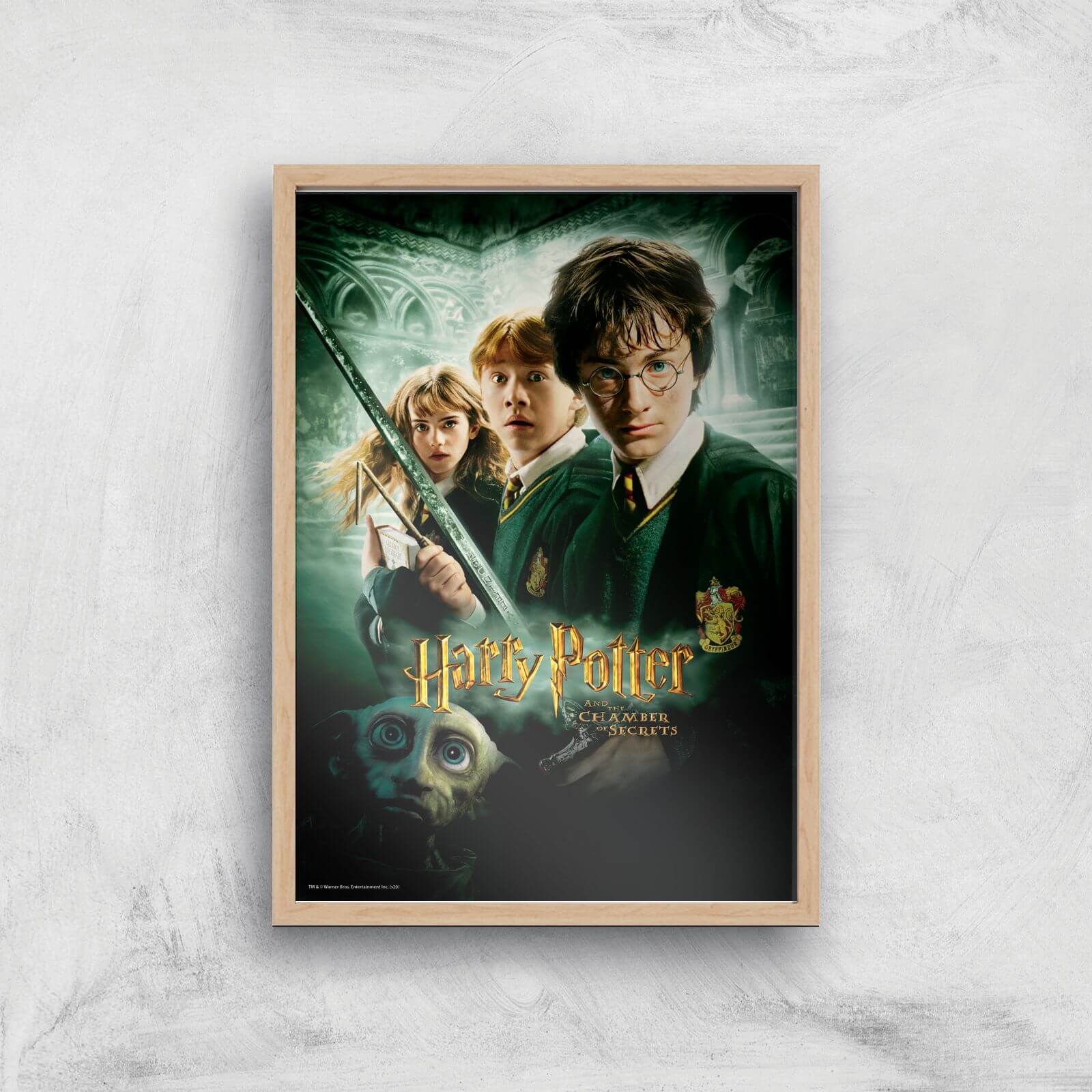 

Harry Potter and the Chamber Of Secrets Giclee Art Print - A2 - Wooden Frame