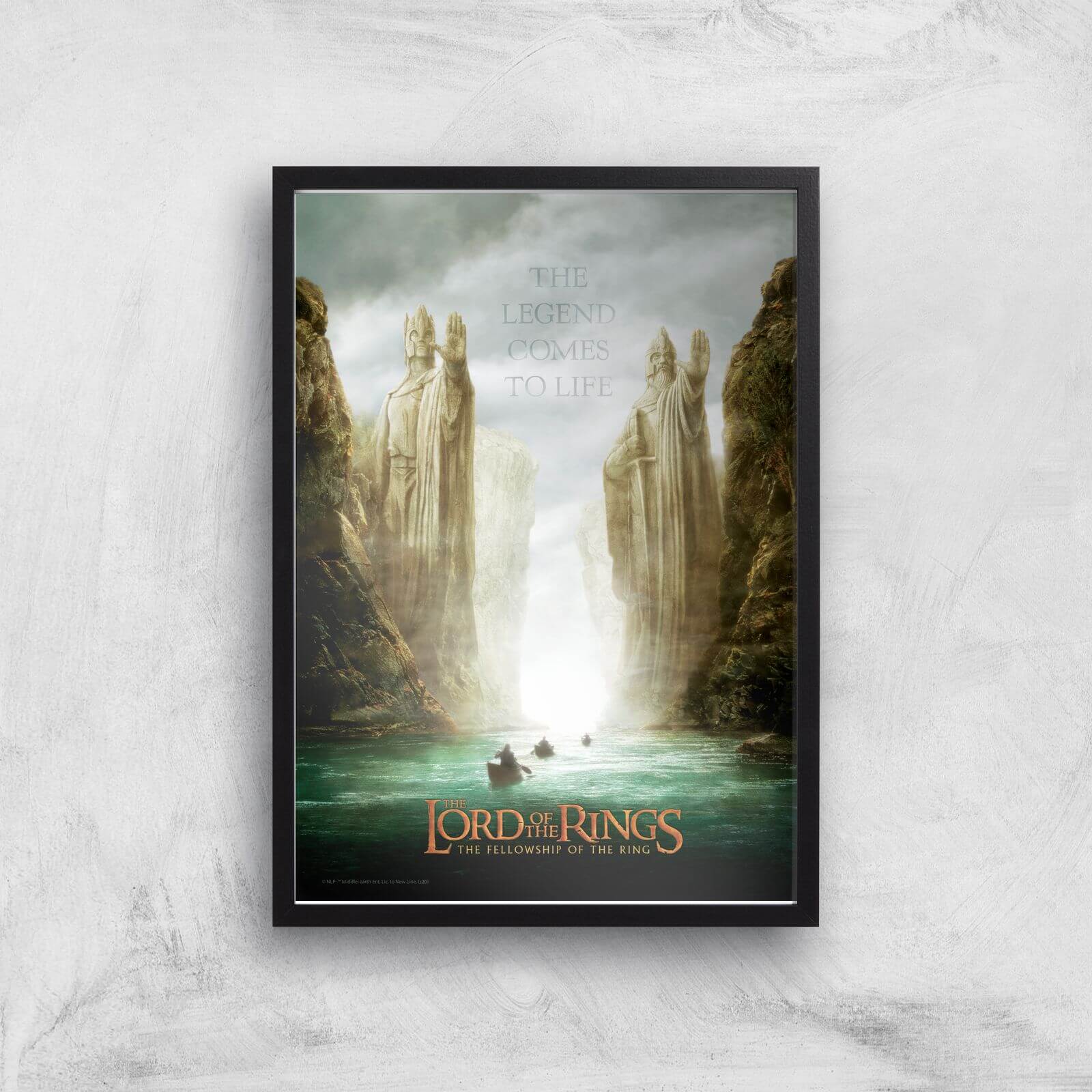 

Lord Of The Rings: The Fellowship Of The Ring Giclee Art Print - A2 - Black Frame