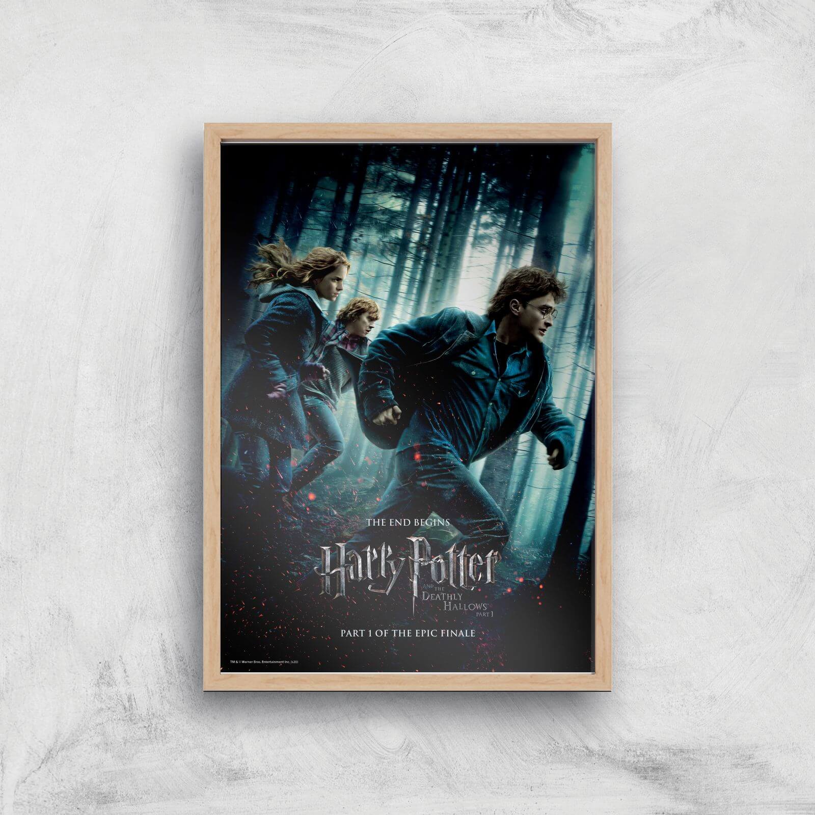 

Harry Potter and the Deathly Hallows Part 1 Giclee Art Print - A2 - Wooden Frame