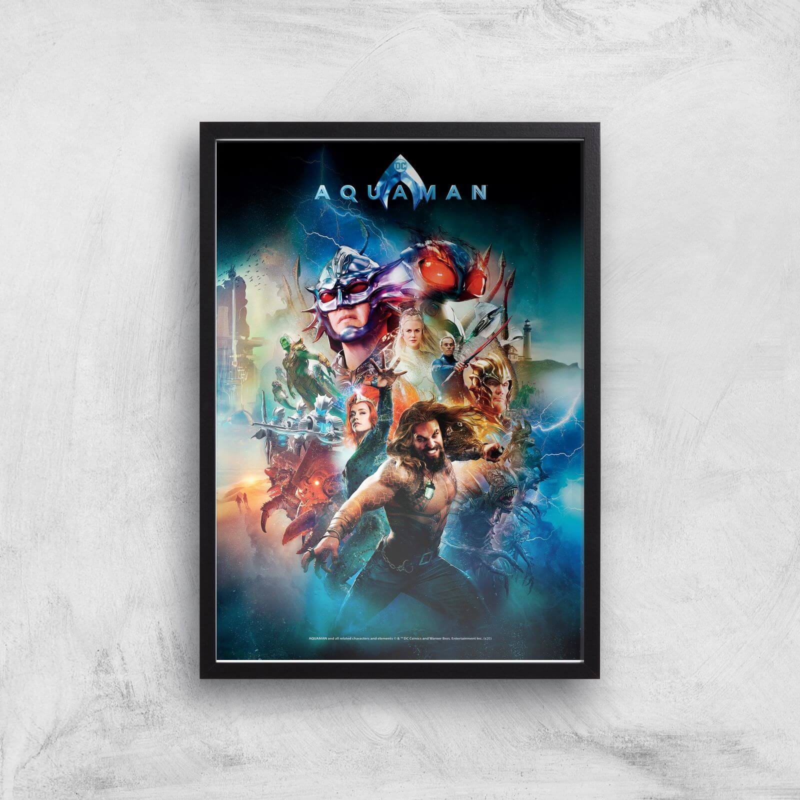 

DC Aquaman Giclee Art Print - A3 - Black Frame
