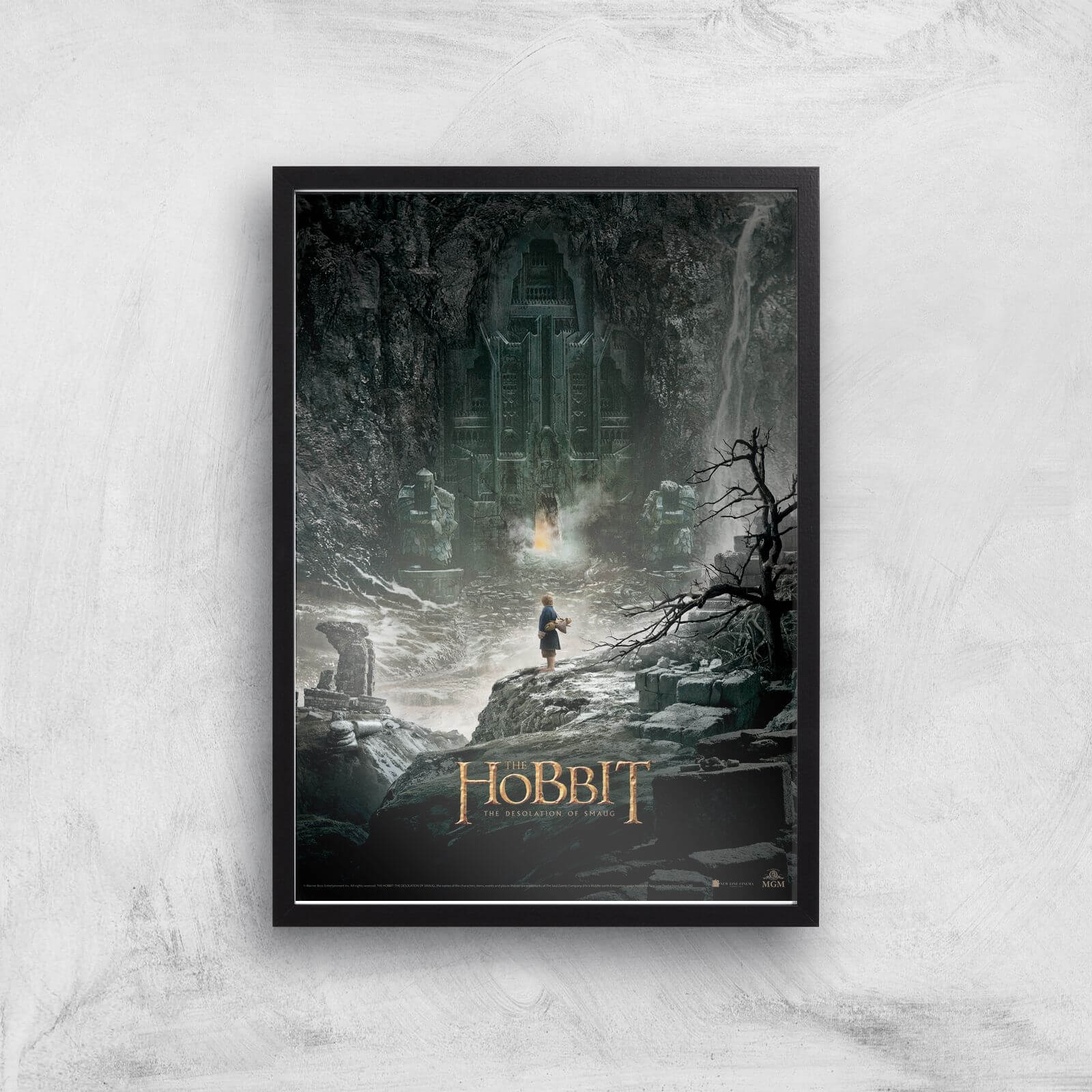 

The Hobbit: The Desolation Of Smaug Giclee Art Print - A3 - Black Frame