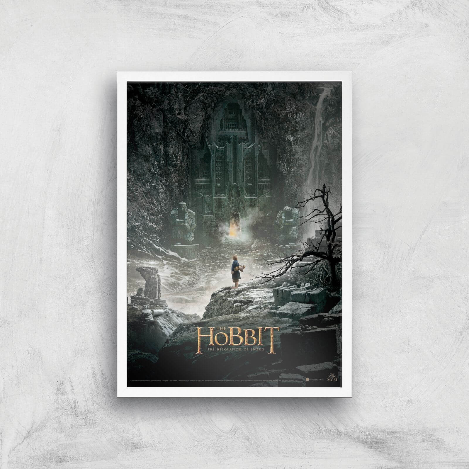 

The Hobbit: The Desolation Of Smaug Giclee Art Print - A2 - White Frame