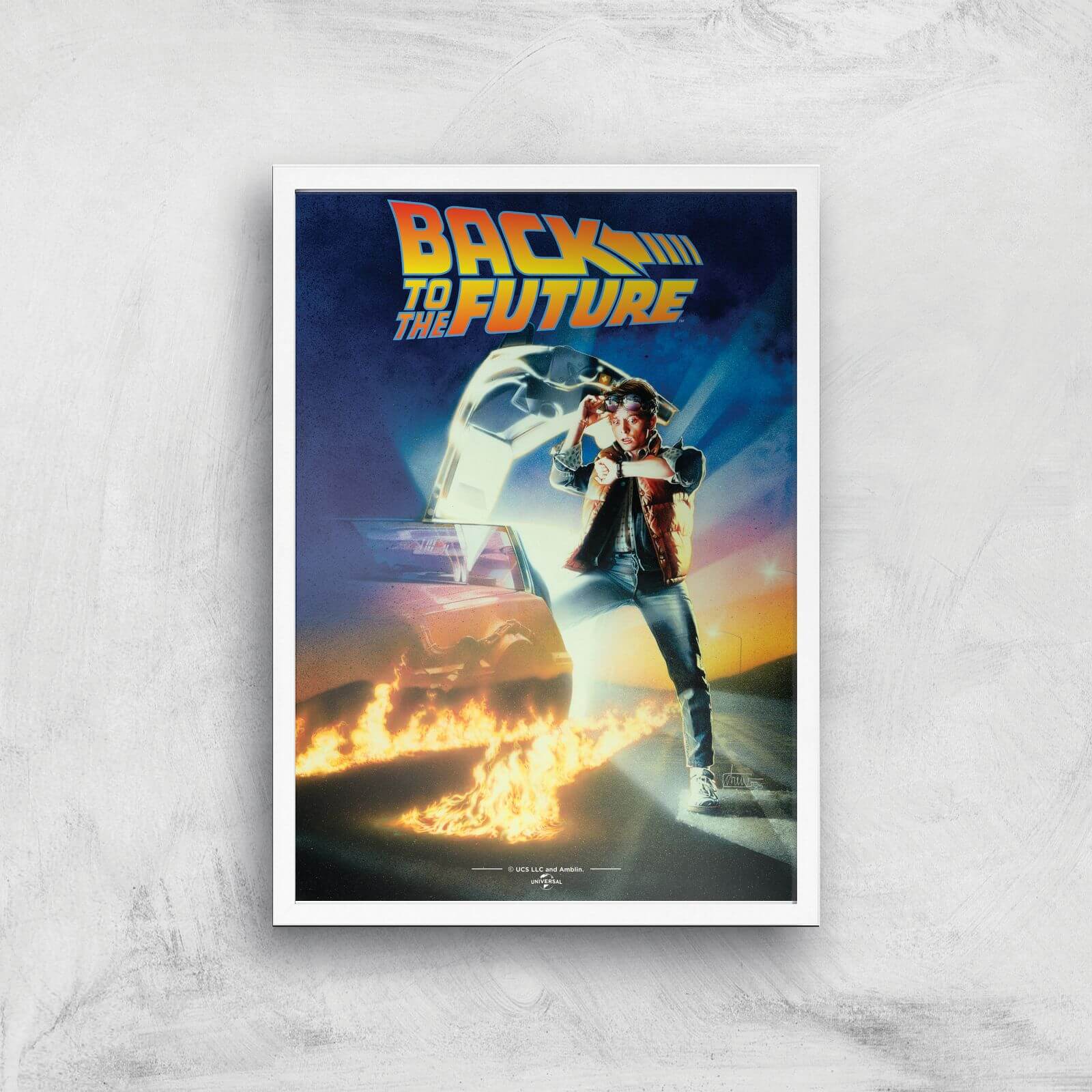 

Poster Artistico Ritorno al Futuro Parte 1 - A2 - White Frame