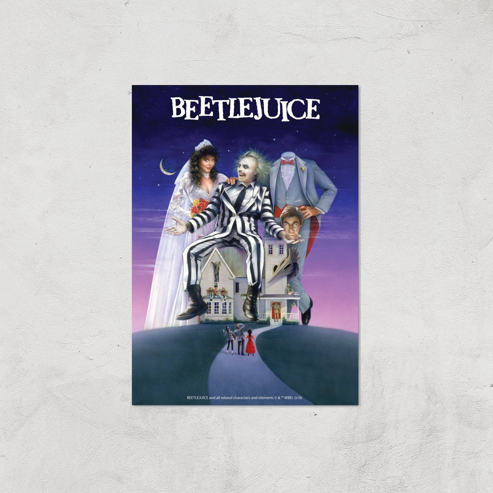 Beetlejuice Giclee Art Print - A3 - Print Only