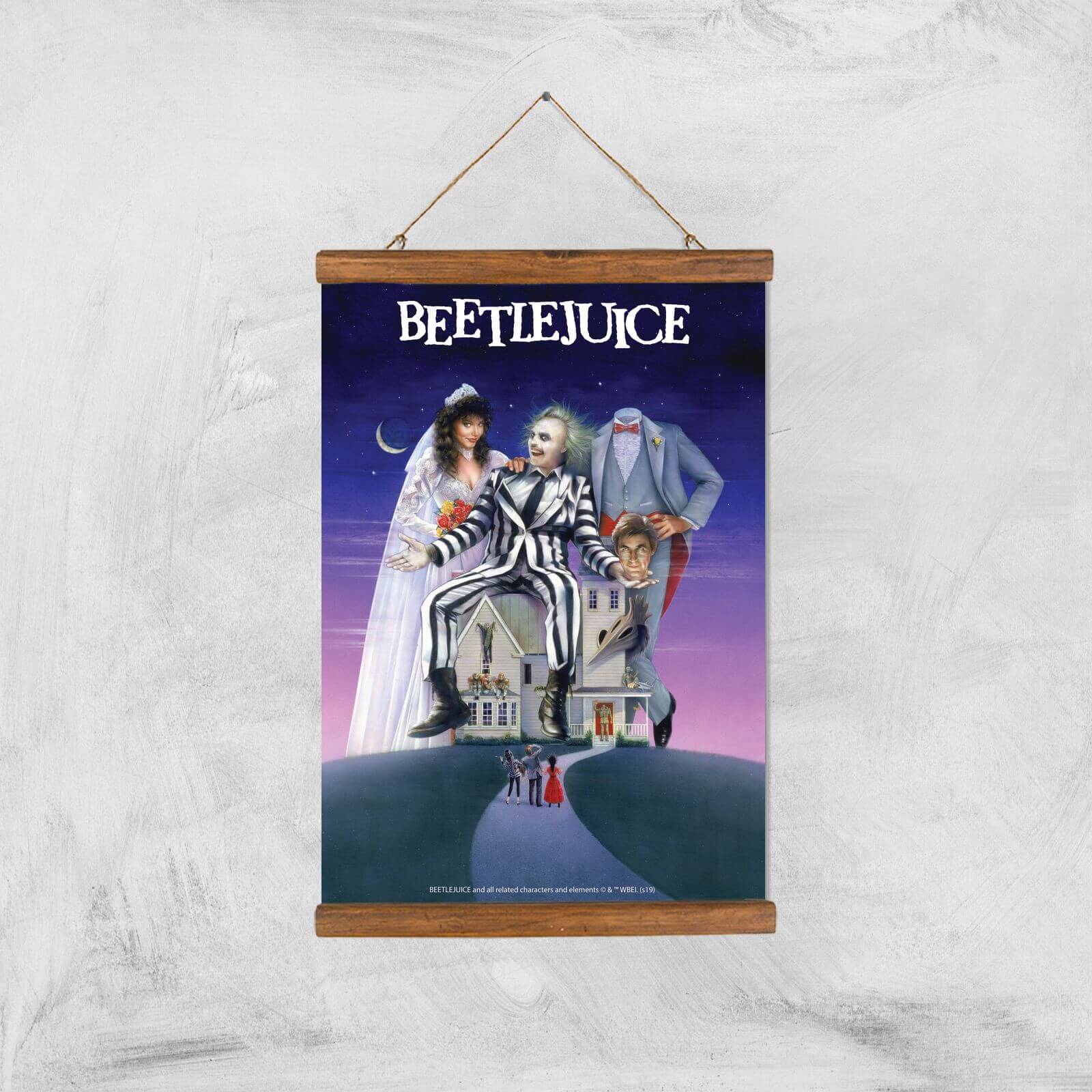 Beetlejuice Giclee Art Print - A3 - Wooden Hanger