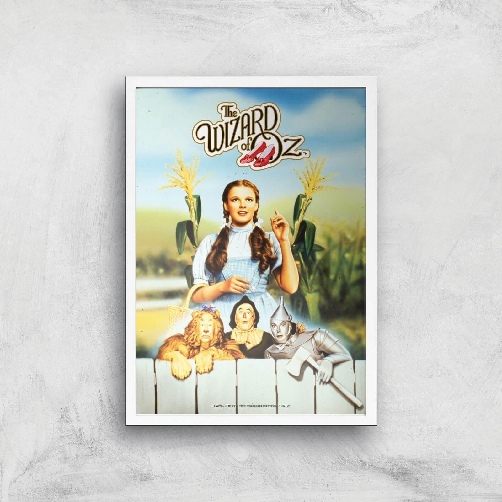 The Wizard Of Oz Giclee Art Print - A3 - White Frame