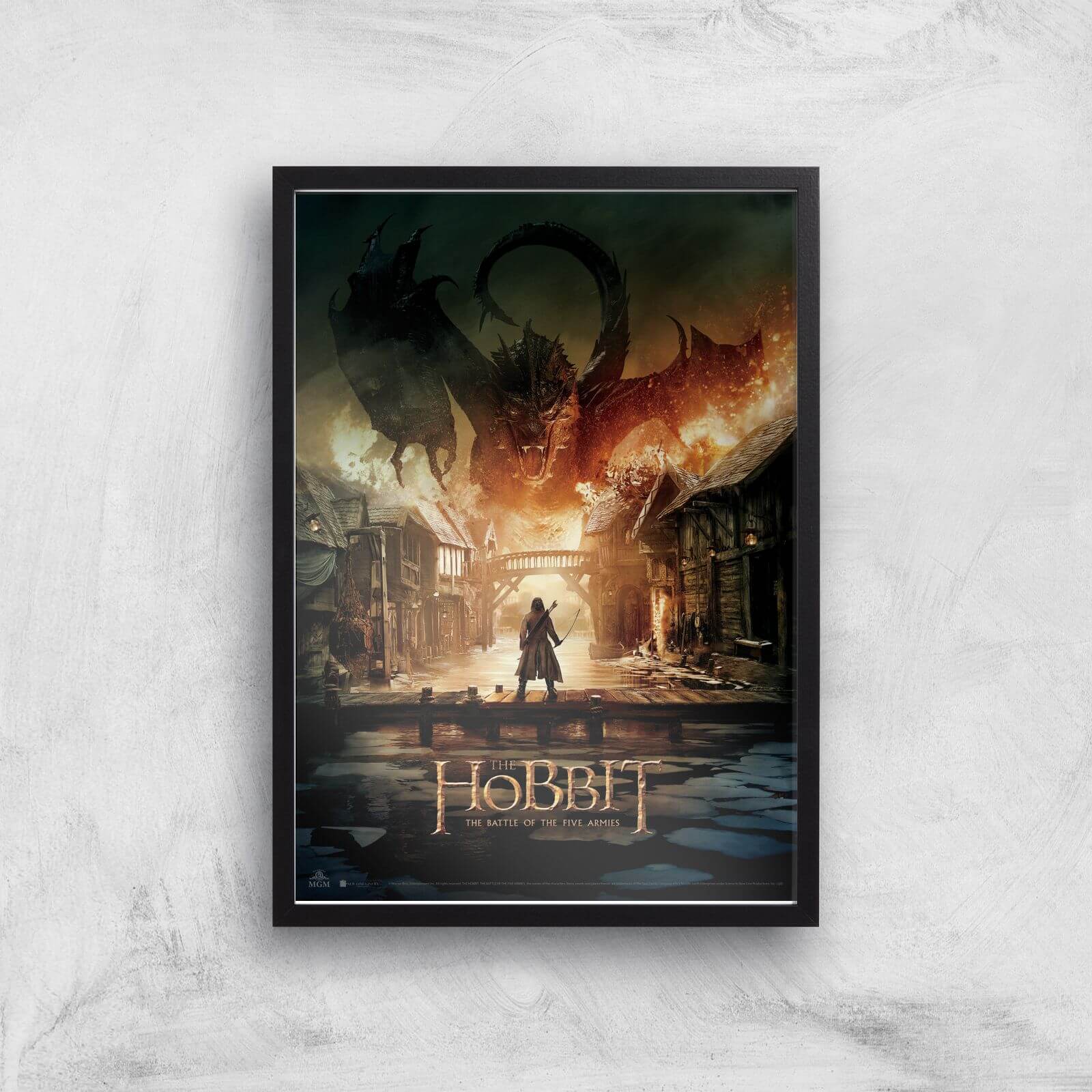 

The Hobbit: Battle Of The Five Armies Giclee Art Print - A2 - Black Frame