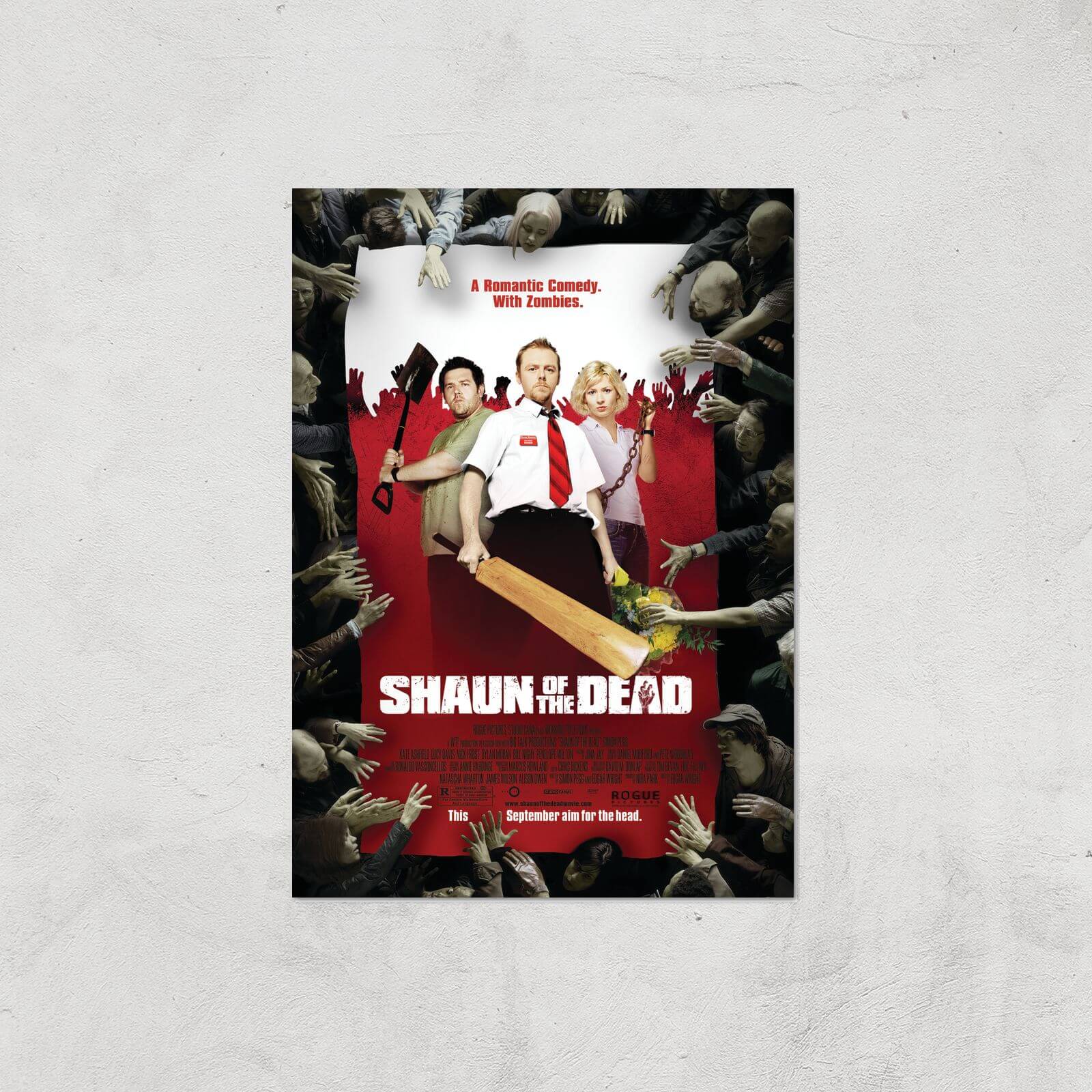 Shaun Of The Dead Giclee Art Print - A4 - Print Only