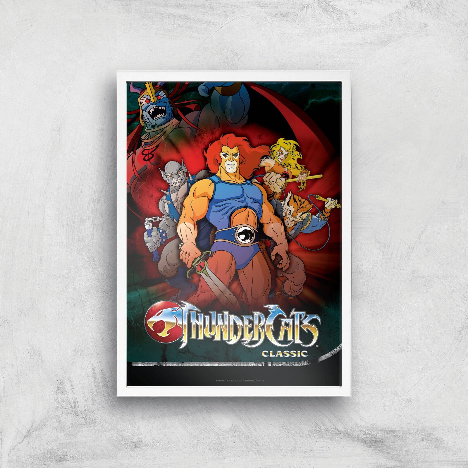 Thundercats Giclee Art Print - A3 - White Frame