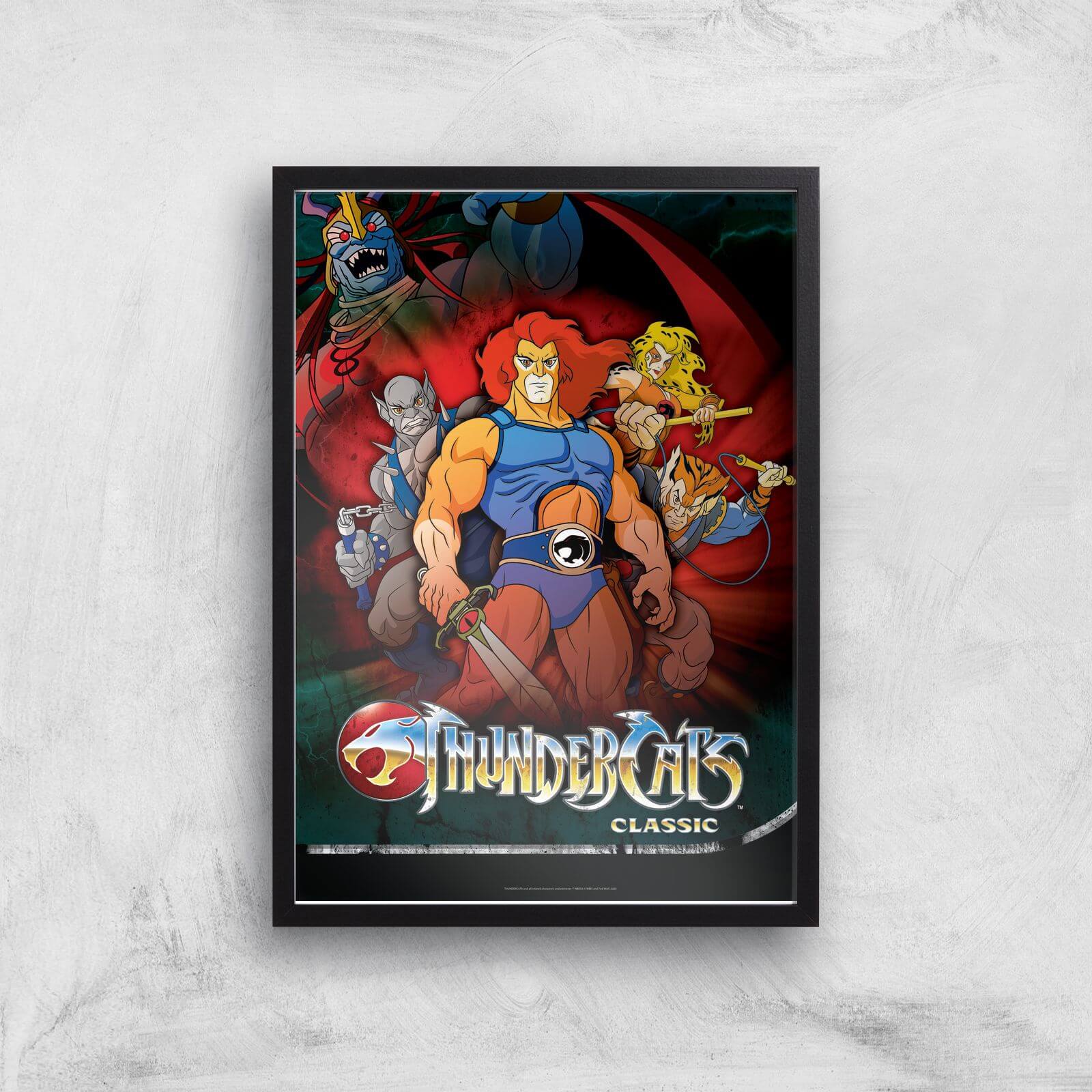 Thundercats Giclee Art Print - A3 - Black Frame