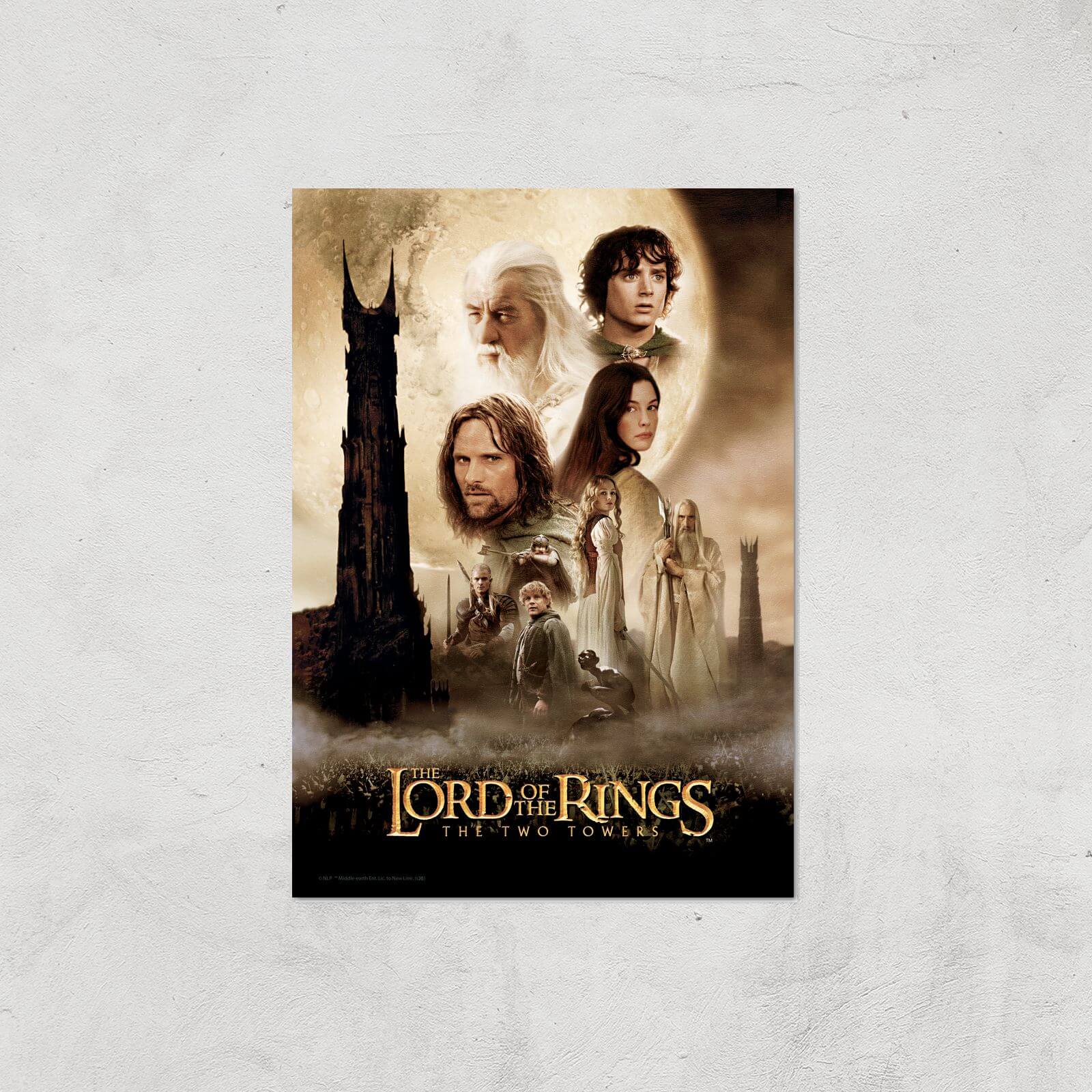 Lord Of The Rings: The Two Towers Giclee Art Print - A4 - Print Only