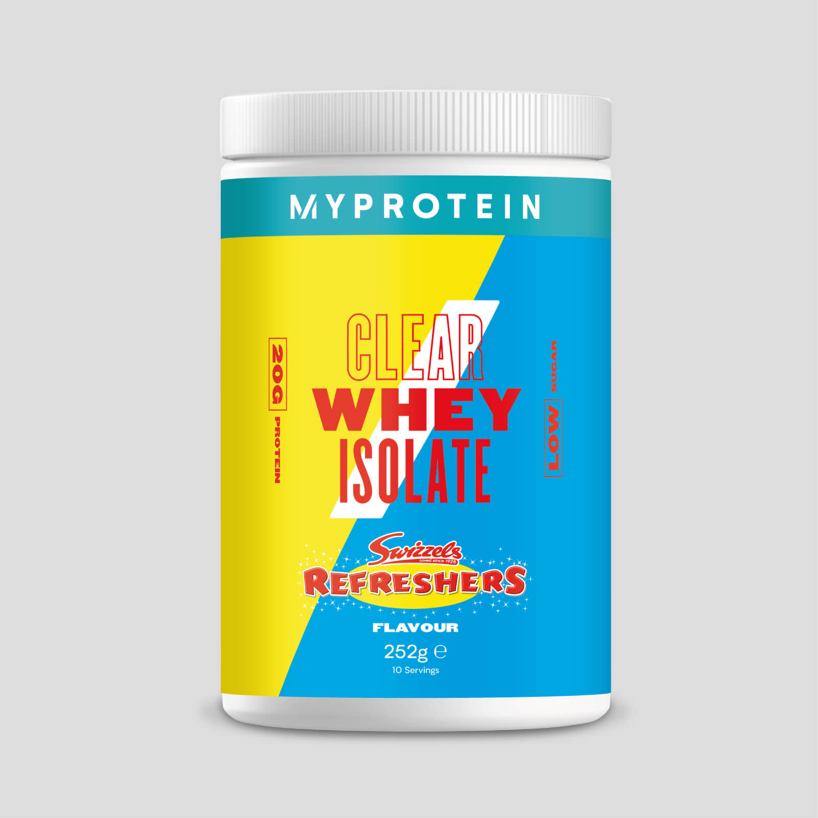

Clear Whey Isolate - 10servings - Swizzels - Refreshers