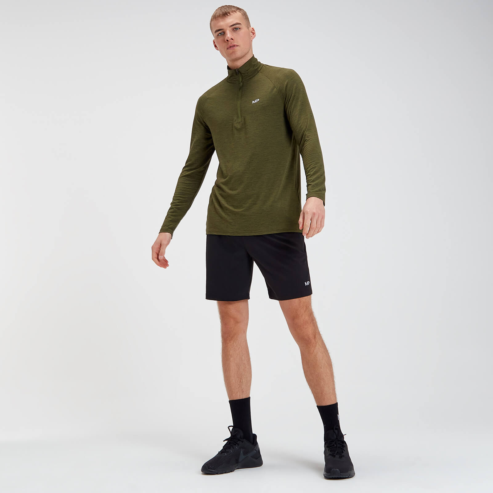 5056307373342 - Performance 1 4 Zip - Militärgrün Schwarz - XS 5056307373342 - Performance 1 4 Zip - Militärgrün Schwarz - XS