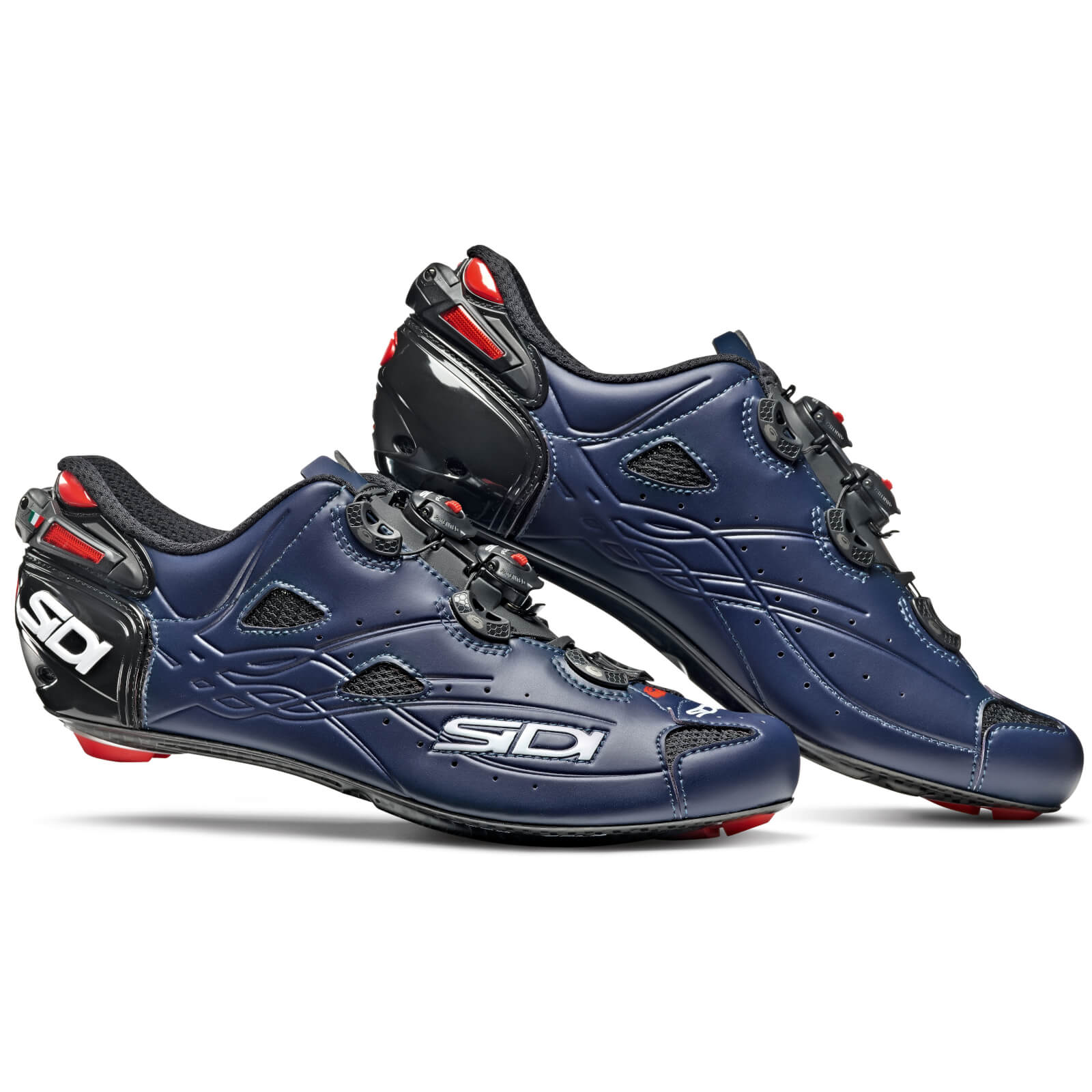 Sidi Shot Matt Road Shoes - EU 45 - Matt Blue/Black