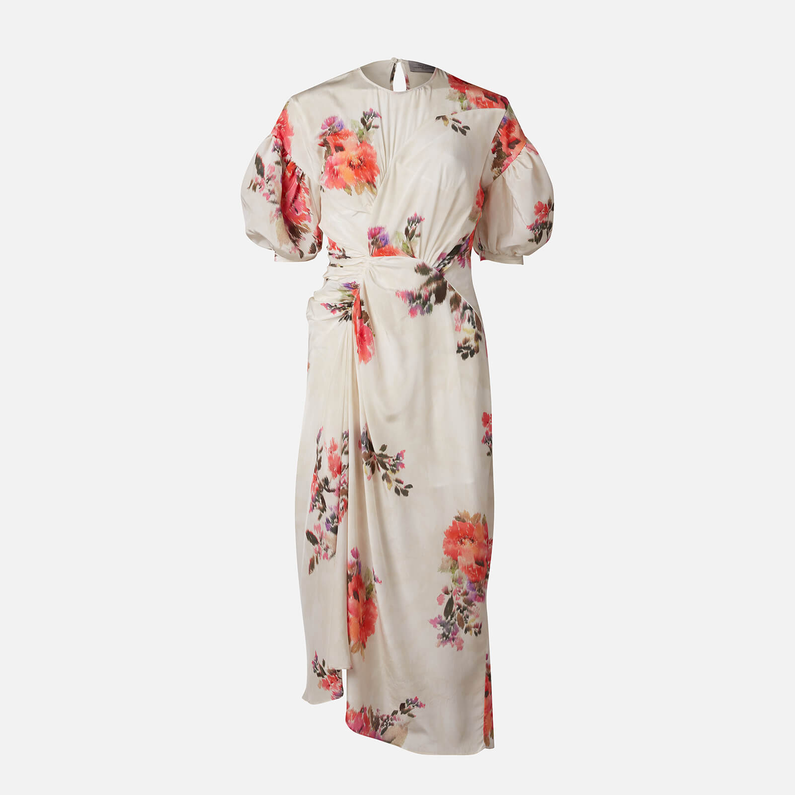 Preen By Thornton Bregazzi Women's Bianca Midi Dress - Furano Flower Fields - L