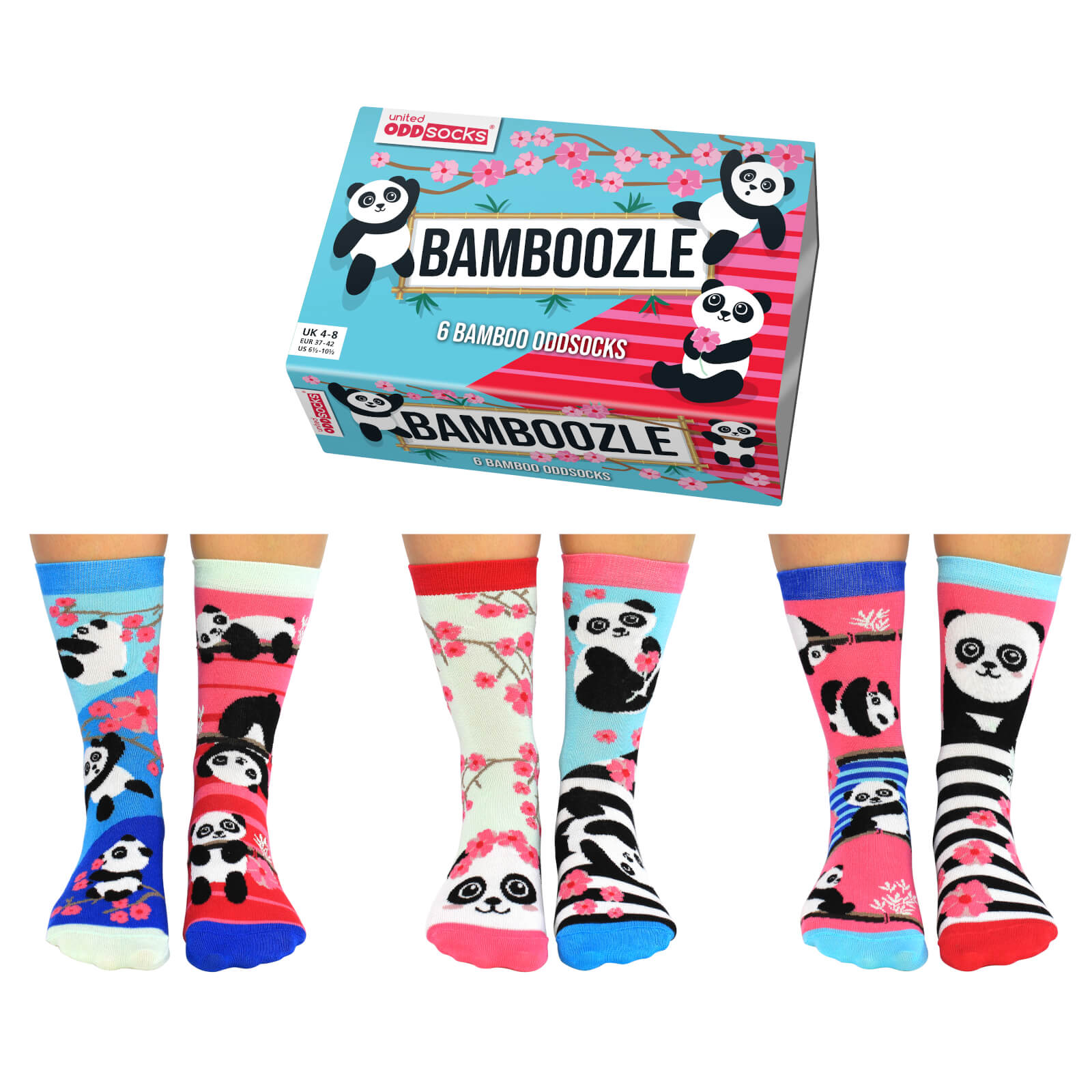 United Oddsocks Women's Bamboozle Socks Gift Set