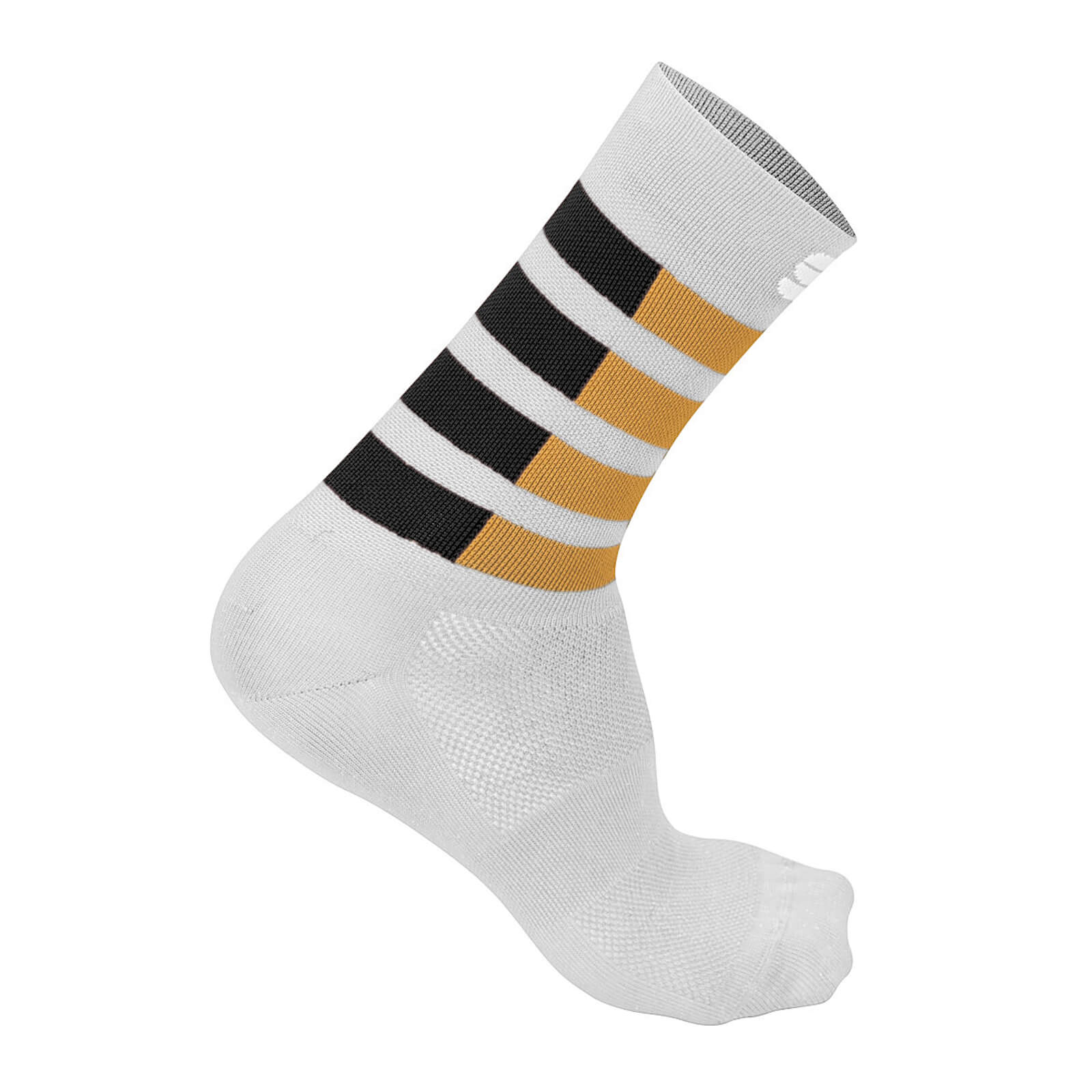 Sportful Mate Socks - M/L - White/Anthracite/Gold