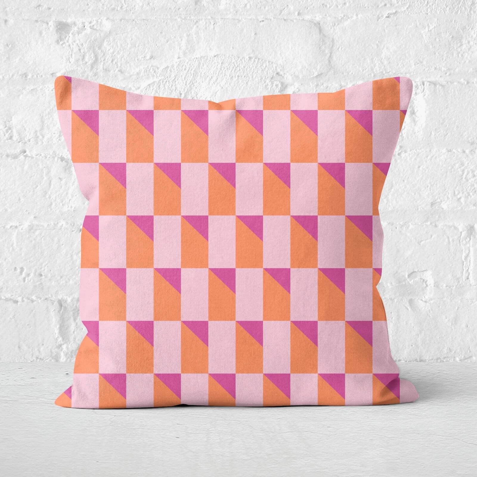 Geometric Square Cushion - 60x60cm - Soft Touch