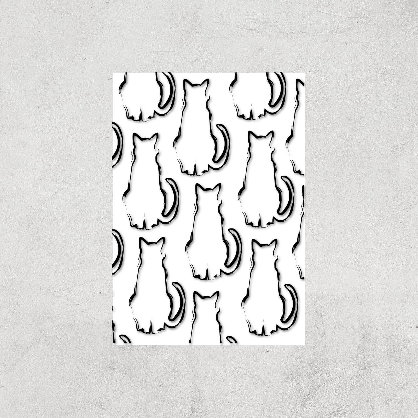 Multi Cats Giclée Art Print - A3 - Print Only