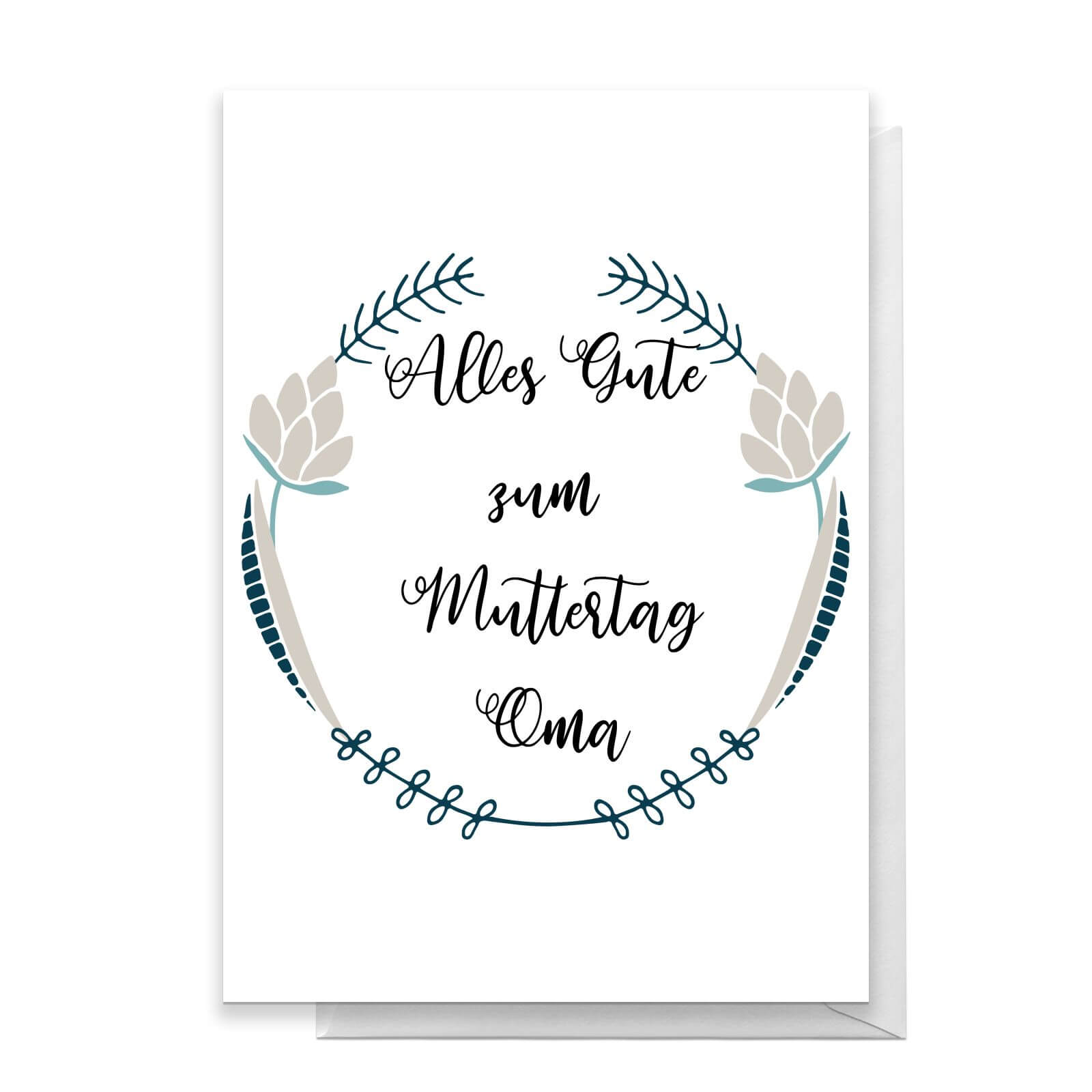 Alles Gute Zum Muttertag Oma Greetings Card - Standard Card