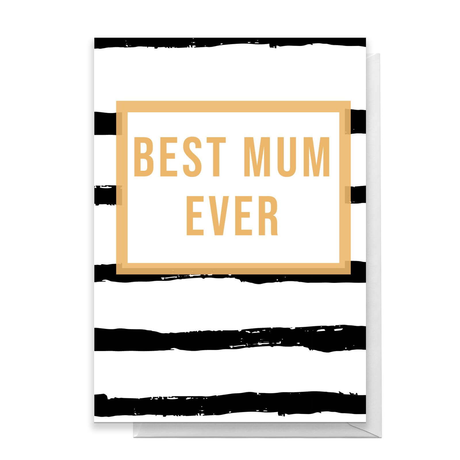 BEST MUM EVER Greetings Card - Large Card