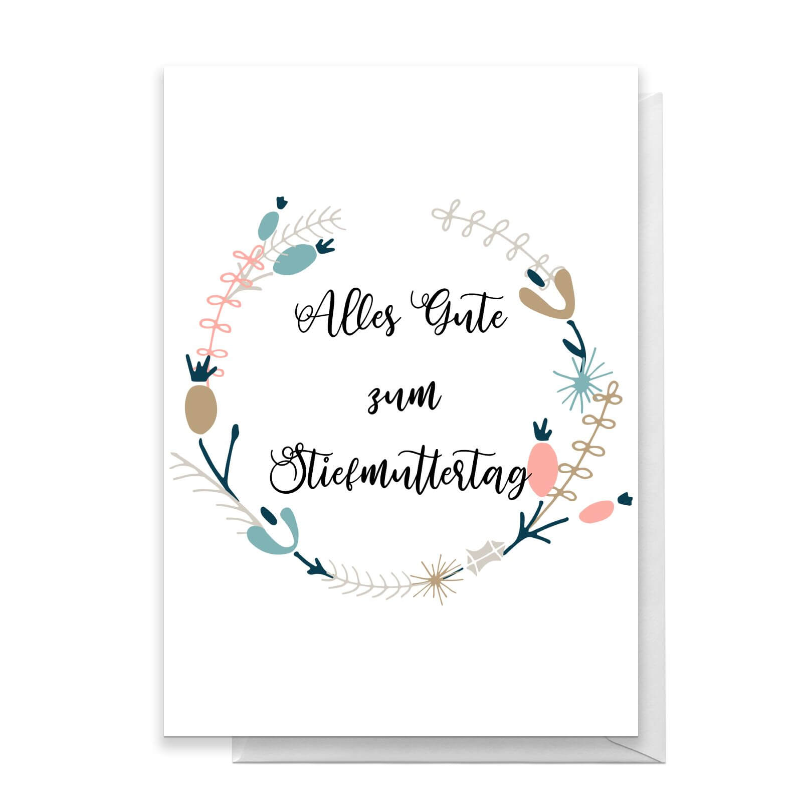 Alles Gute Zum Stiefmuttertag Greetings Card - Standard Card