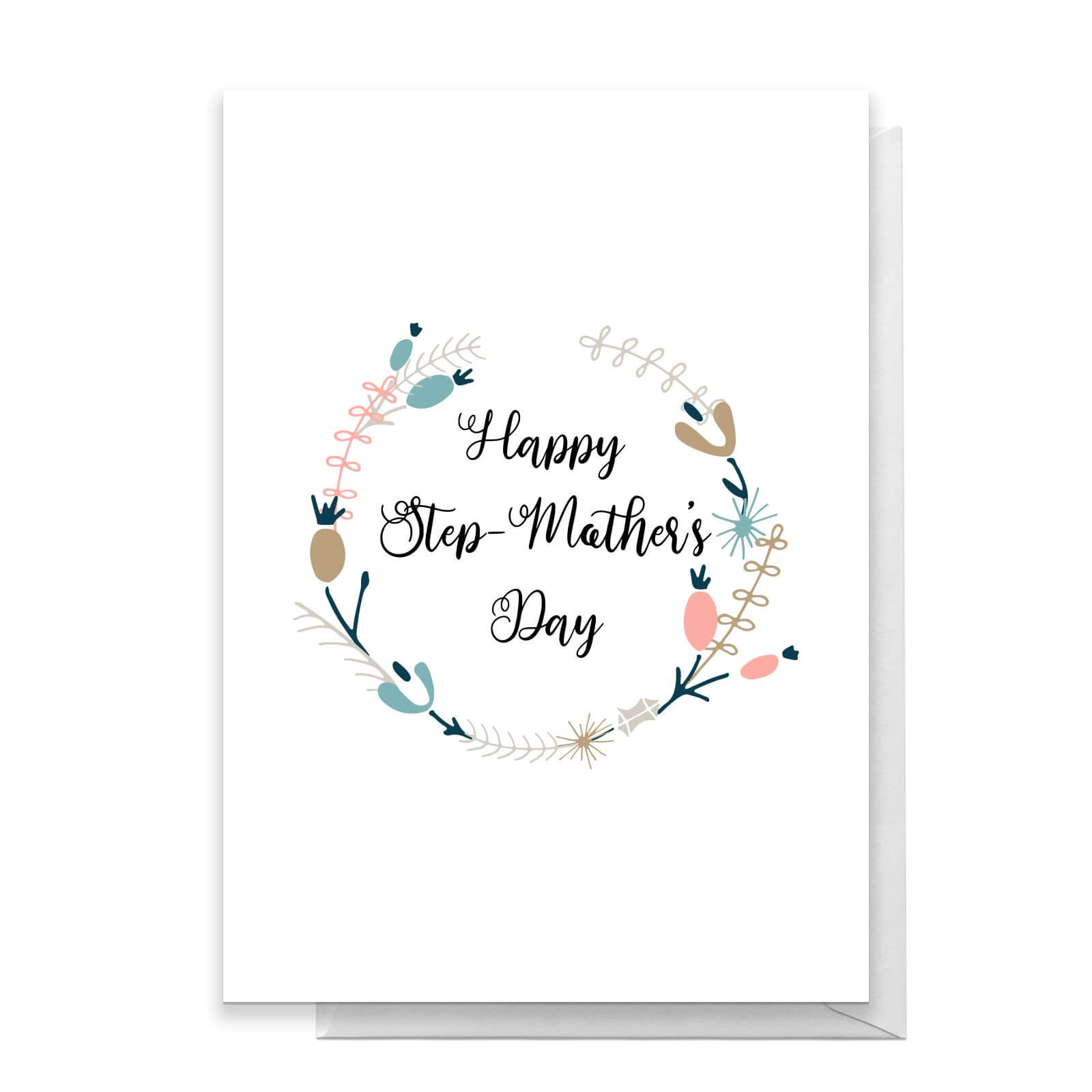 Happy Step-Mother's Day Greetings Card - Standard Card